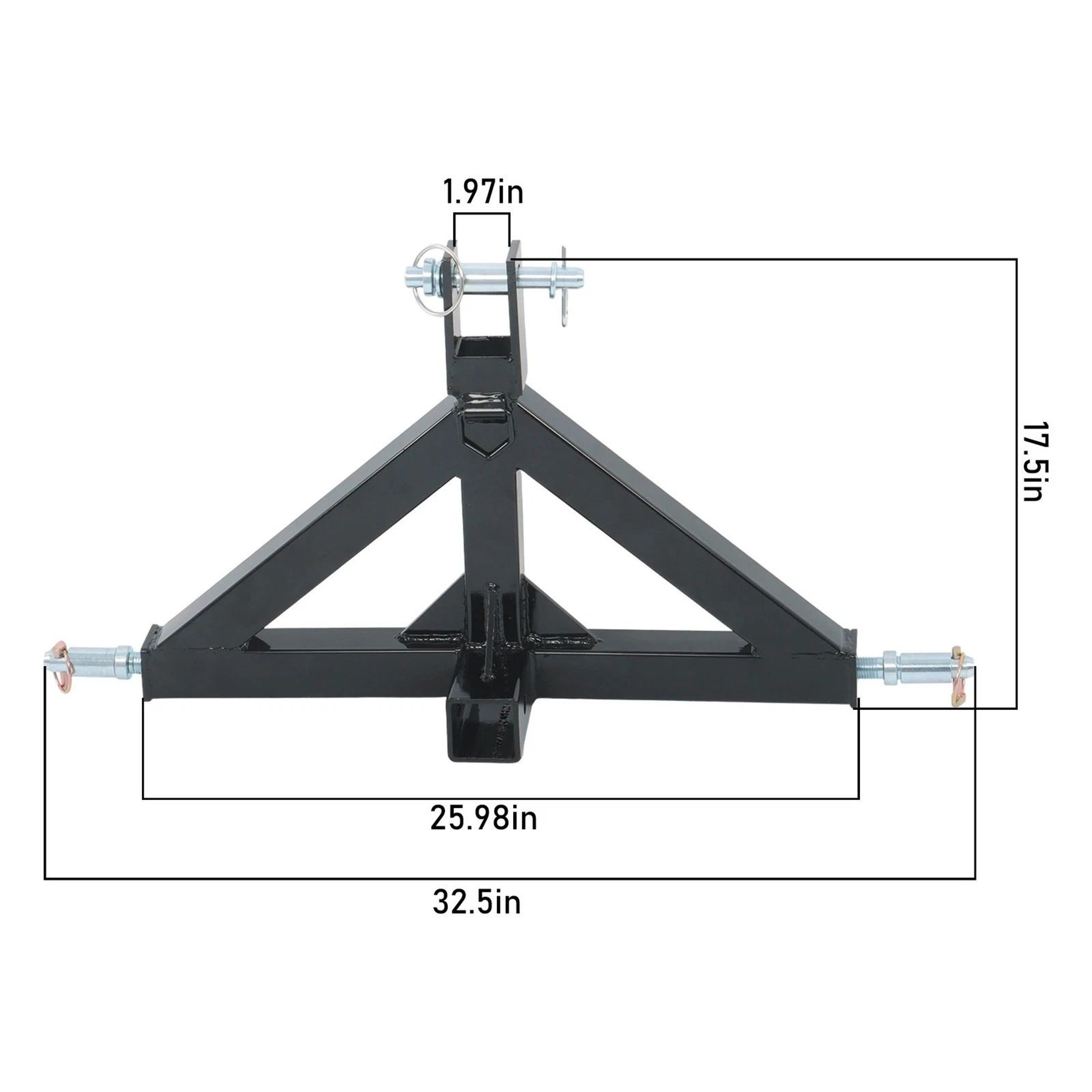 Category 1 3 Point Trailer Hitch With Receiver For Tractor Quick Hitch 17