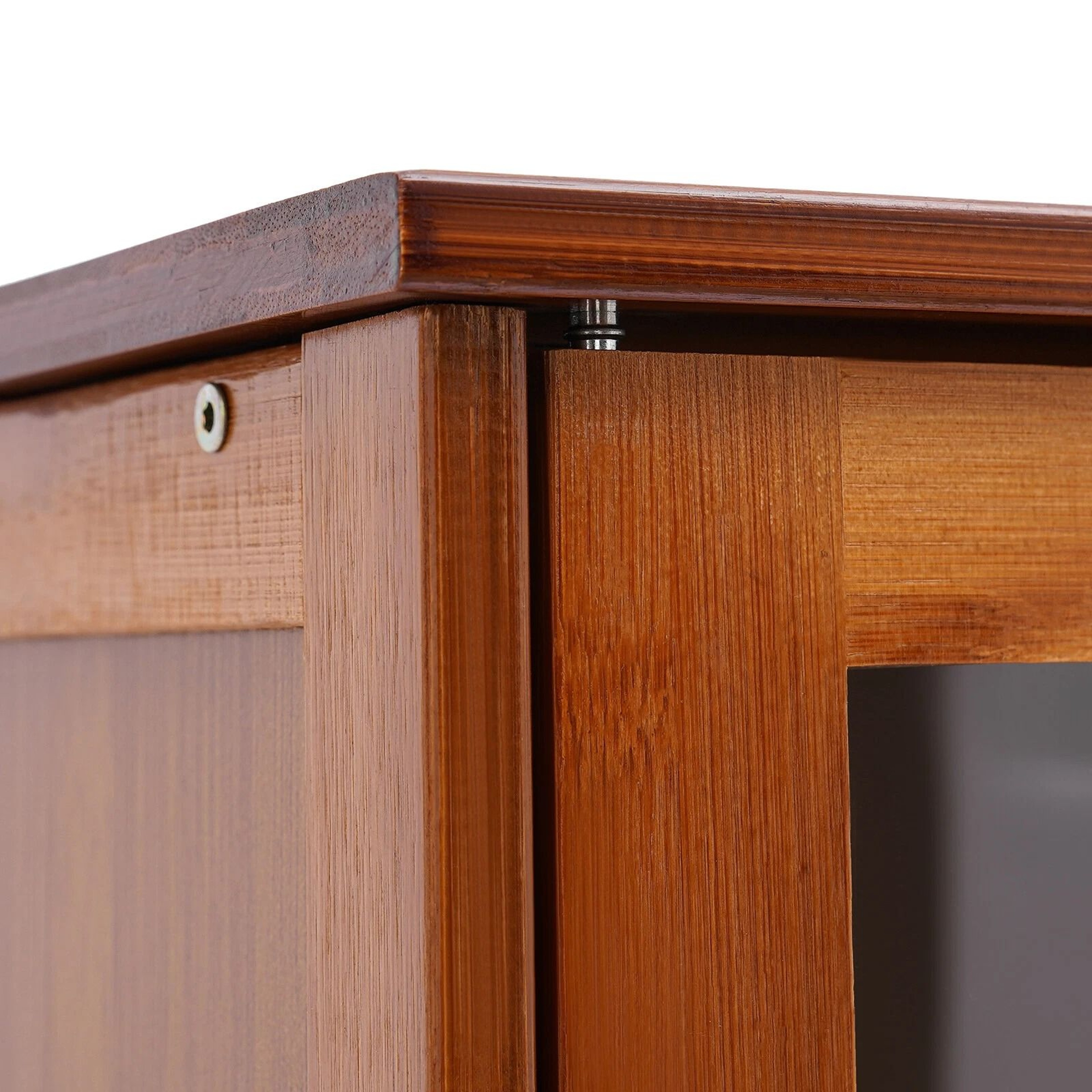 Bamboo Storage Cabinet With Drawers Freestanding Bathroom Organizer Cupboard 2