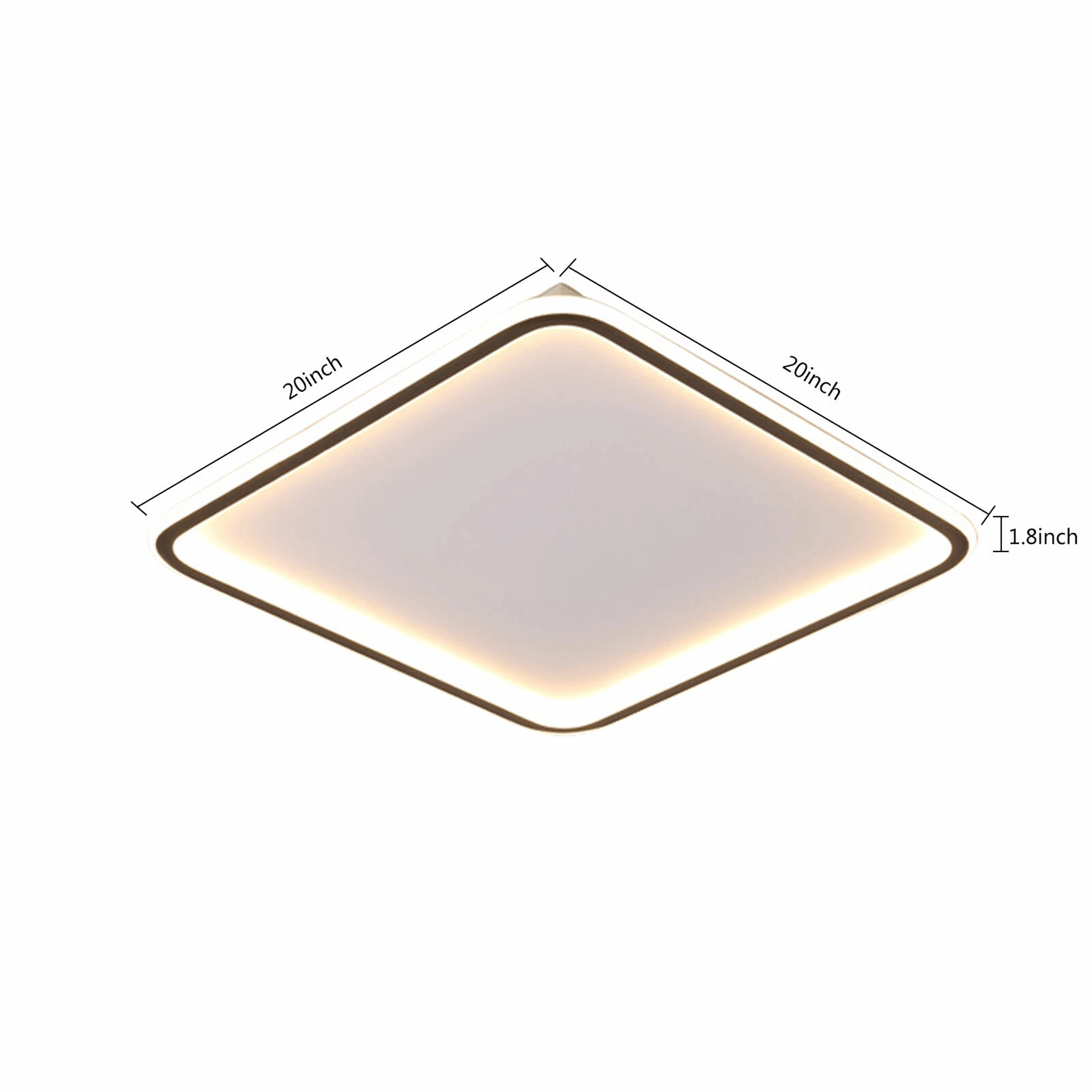 Premium Modern LED Ceiling Light Dimmable Flush Mount Chandelier Fixture With Remote Control 1