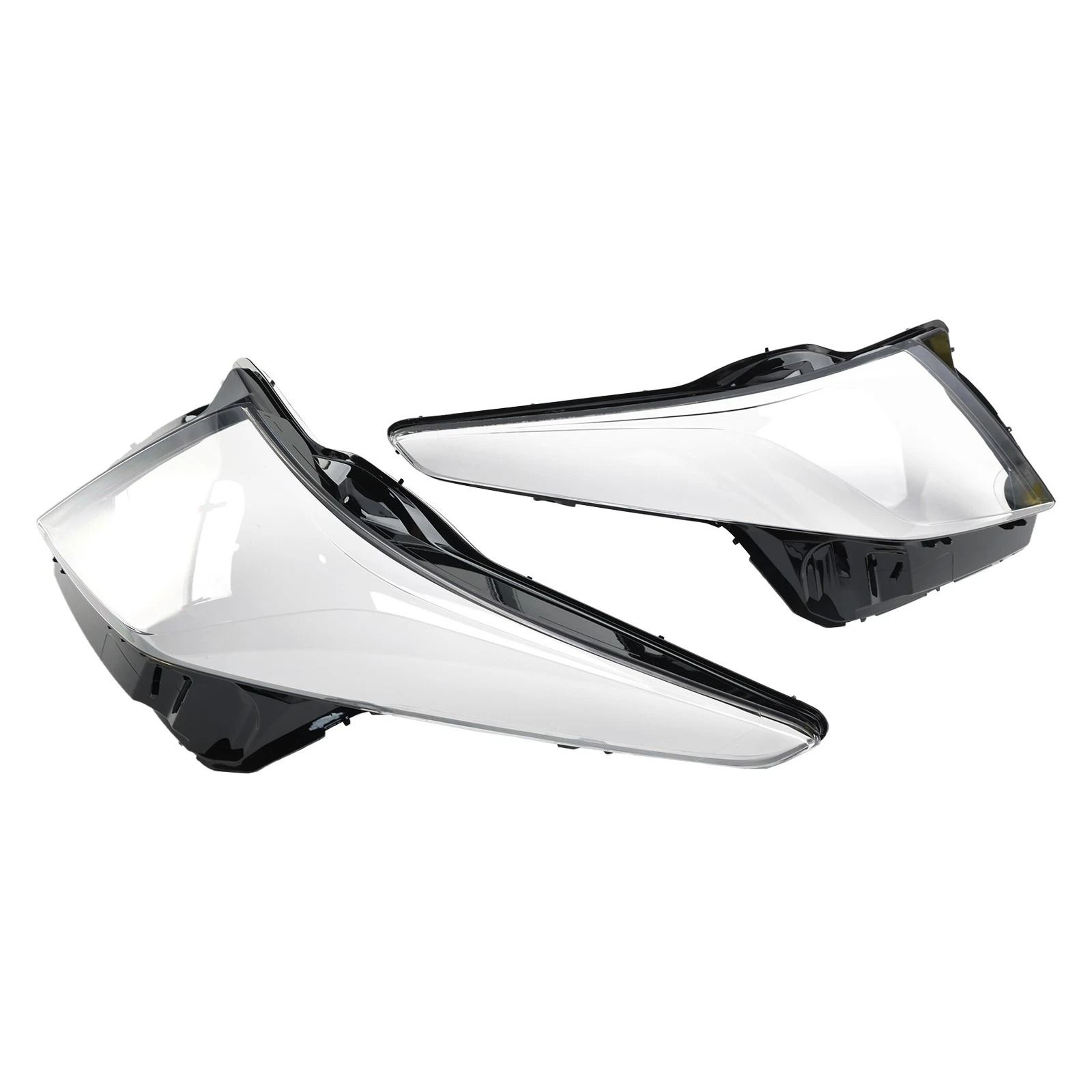 Premium Cadillac ATS Headlight Lens Cover Pair Direct Fit Headlight Replacement Lens 8