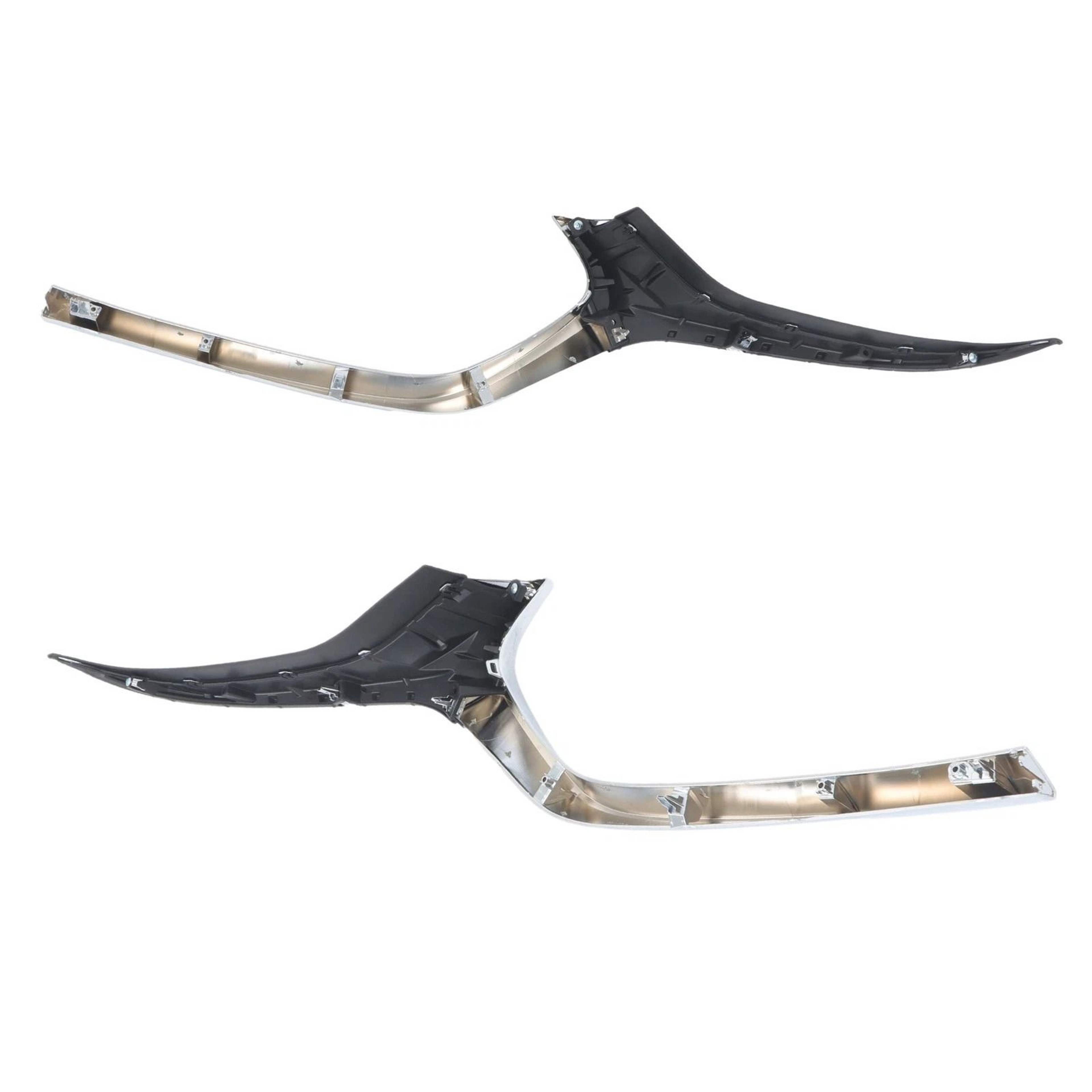 Chrome Front Grille Trims For Mazda Left Right 2 Piece Plastic 12
