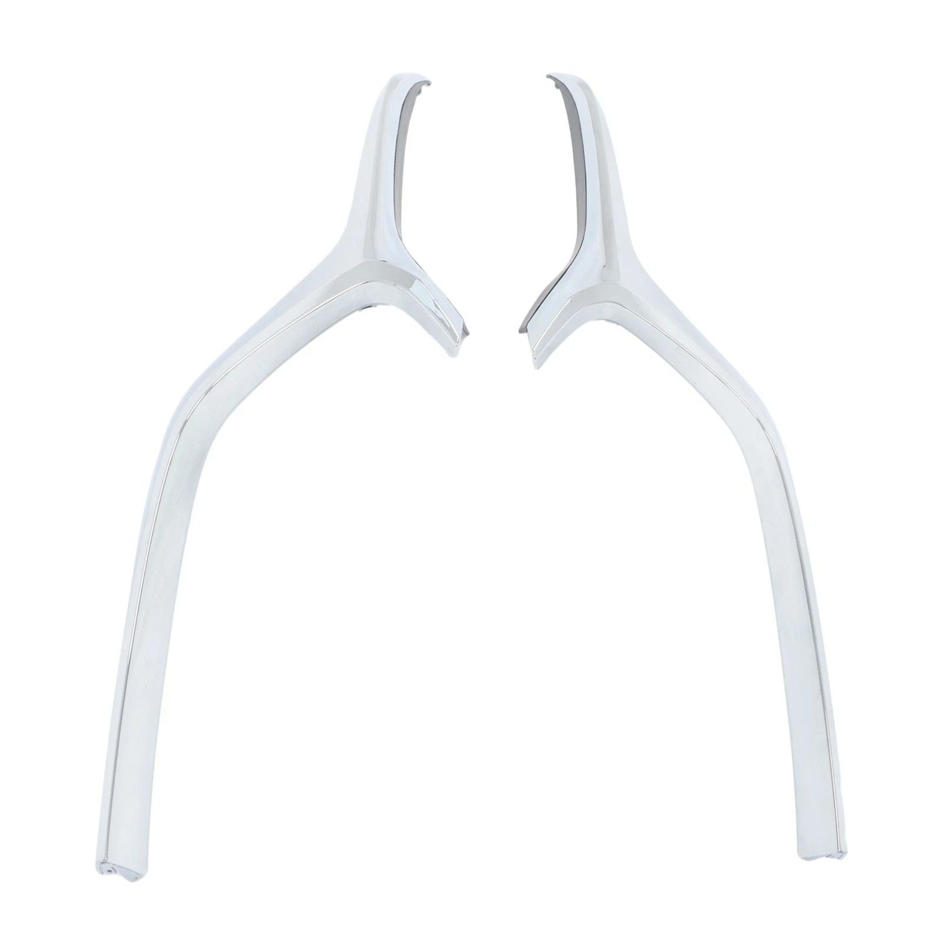 Chrome Front Grille Trims For Mazda Left Right 2 Piece Plastic 15