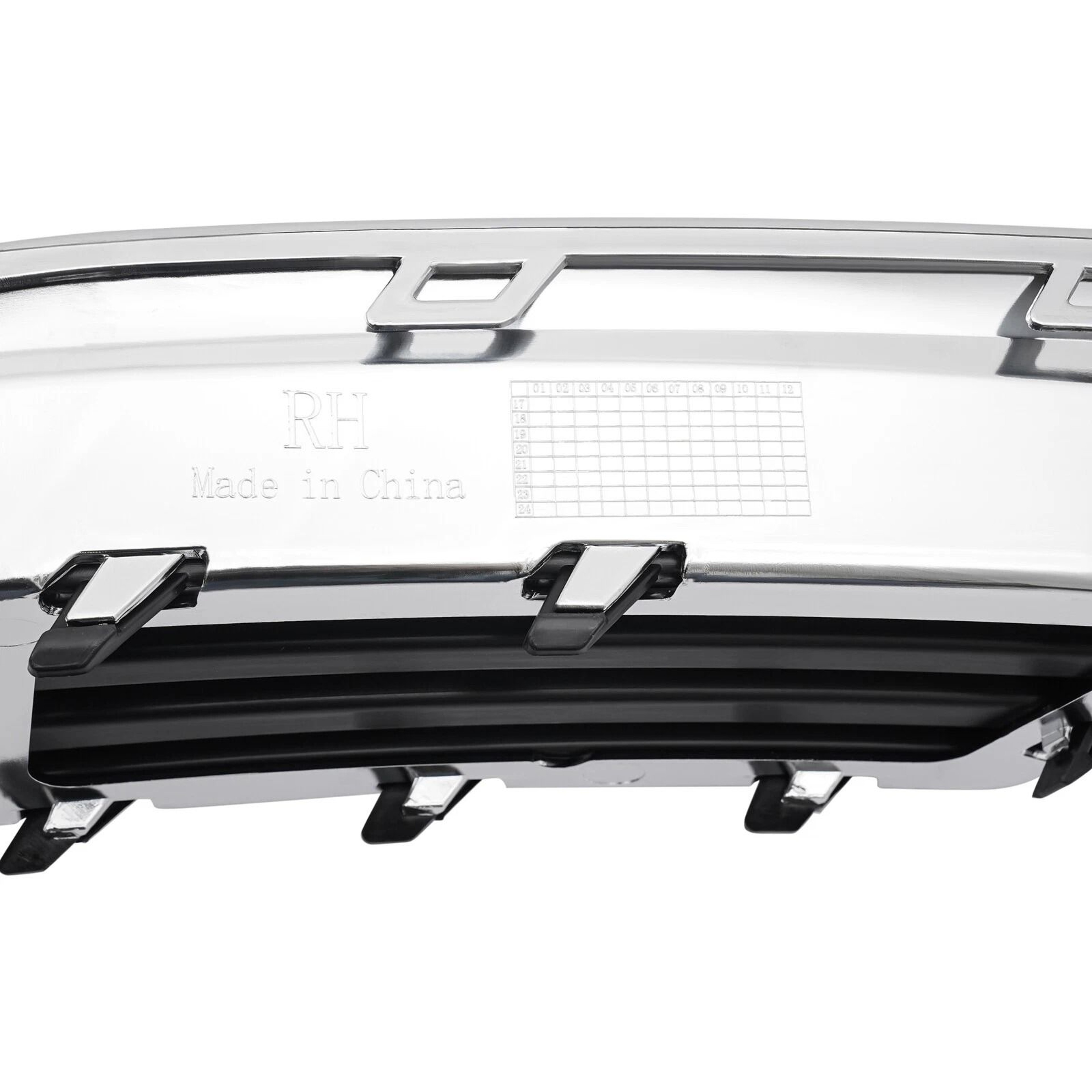 Cadillac XTS Right Side Chrome Fog Light Cover Replacement Front Fog Lamp Bezel 13