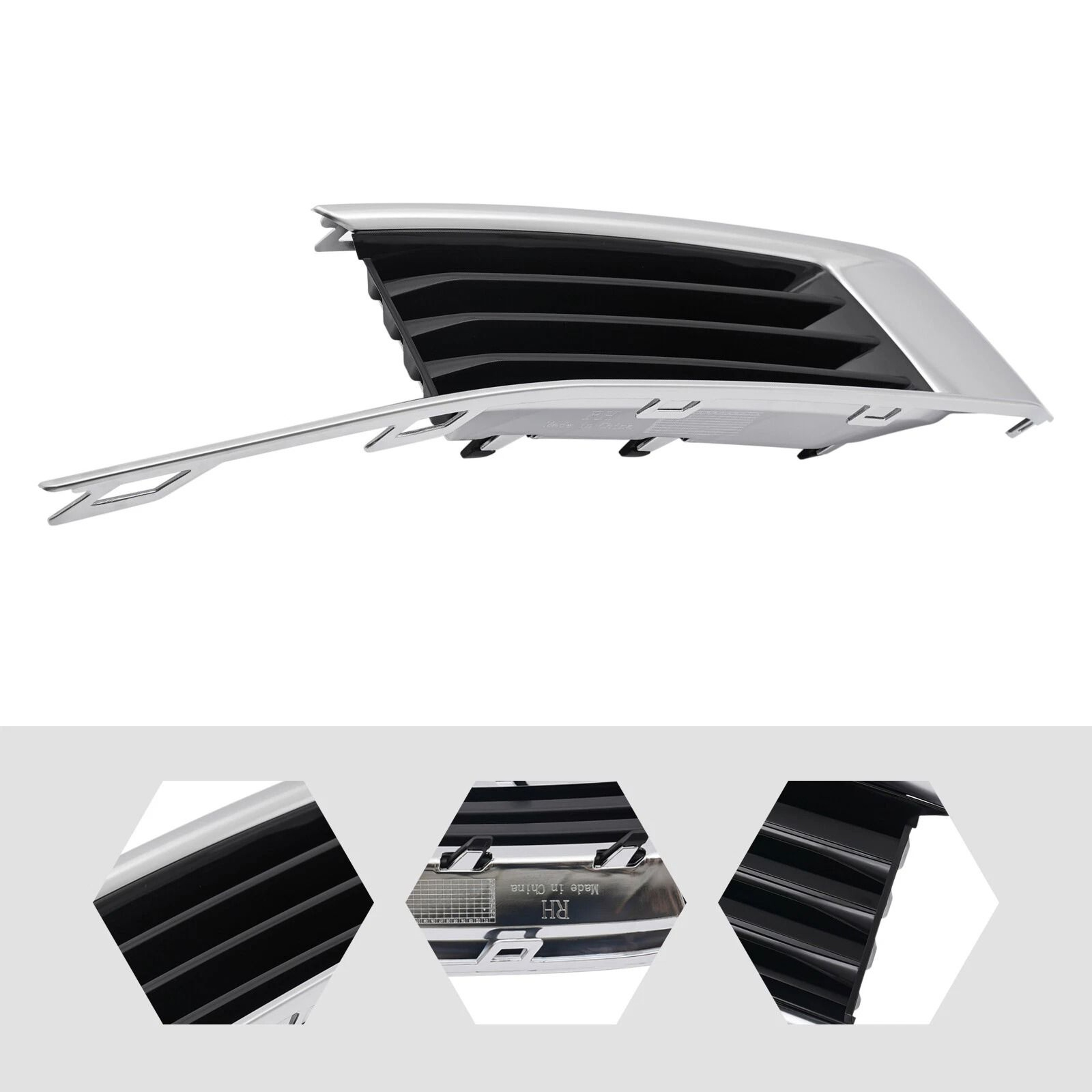 Cadillac XTS Right Side Chrome Fog Light Cover Replacement Front Fog Lamp Bezel 14