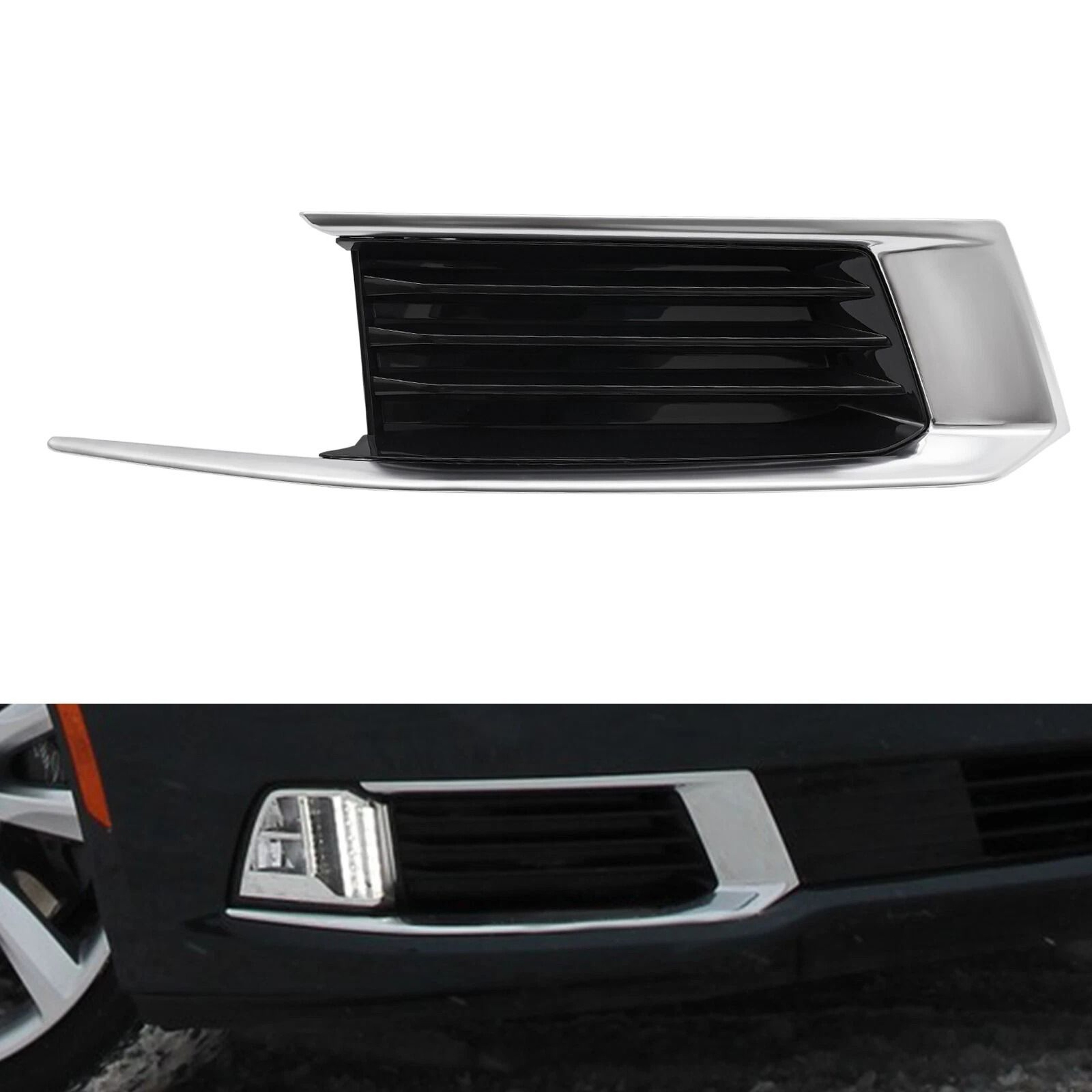 Cadillac XTS Right Side Chrome Fog Light Cover Replacement Front Fog Lamp Bezel 0