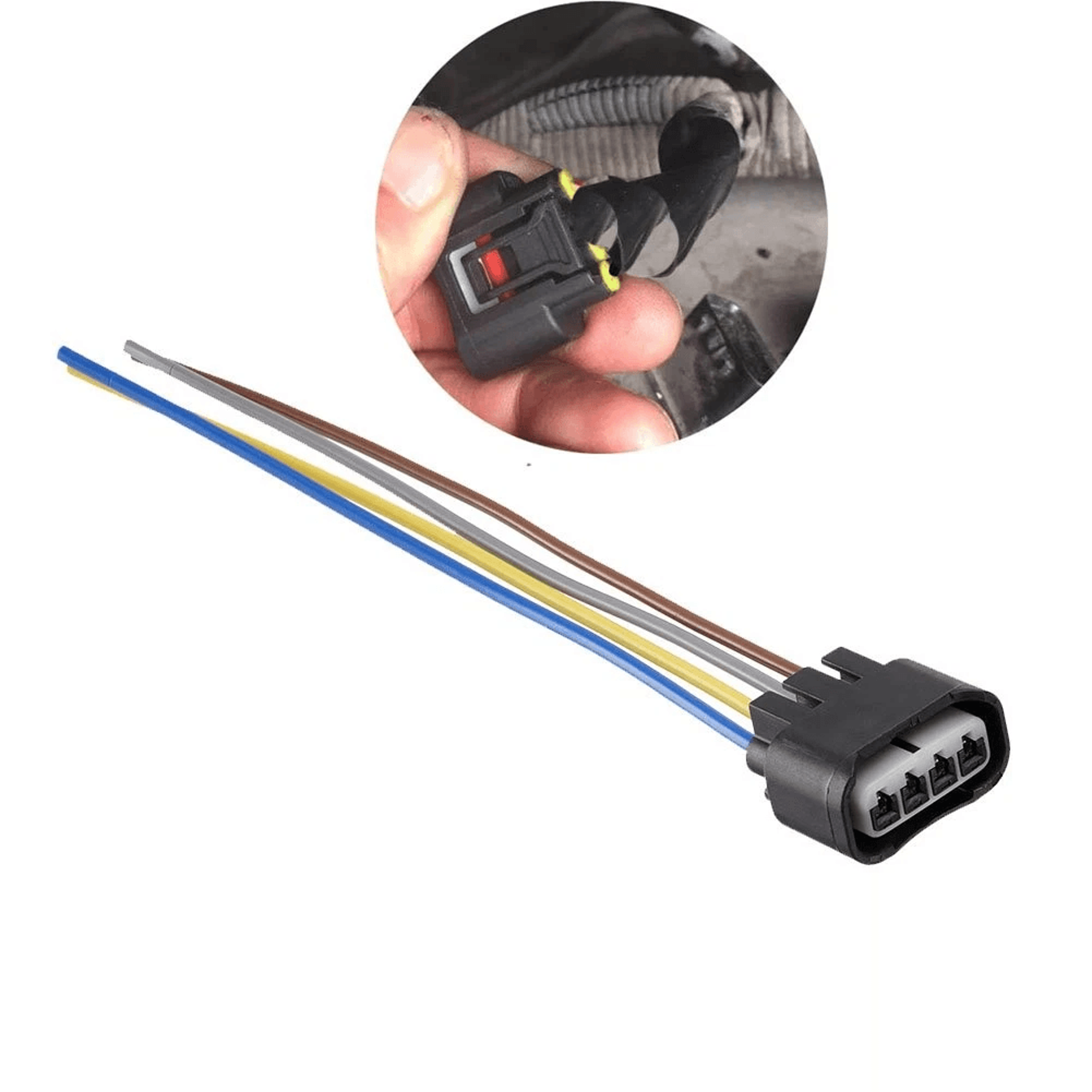 Ignition Coil Connector Harness Set For Toyota Camry 24L 20022010 Replacement Pigtail Plugs 1
