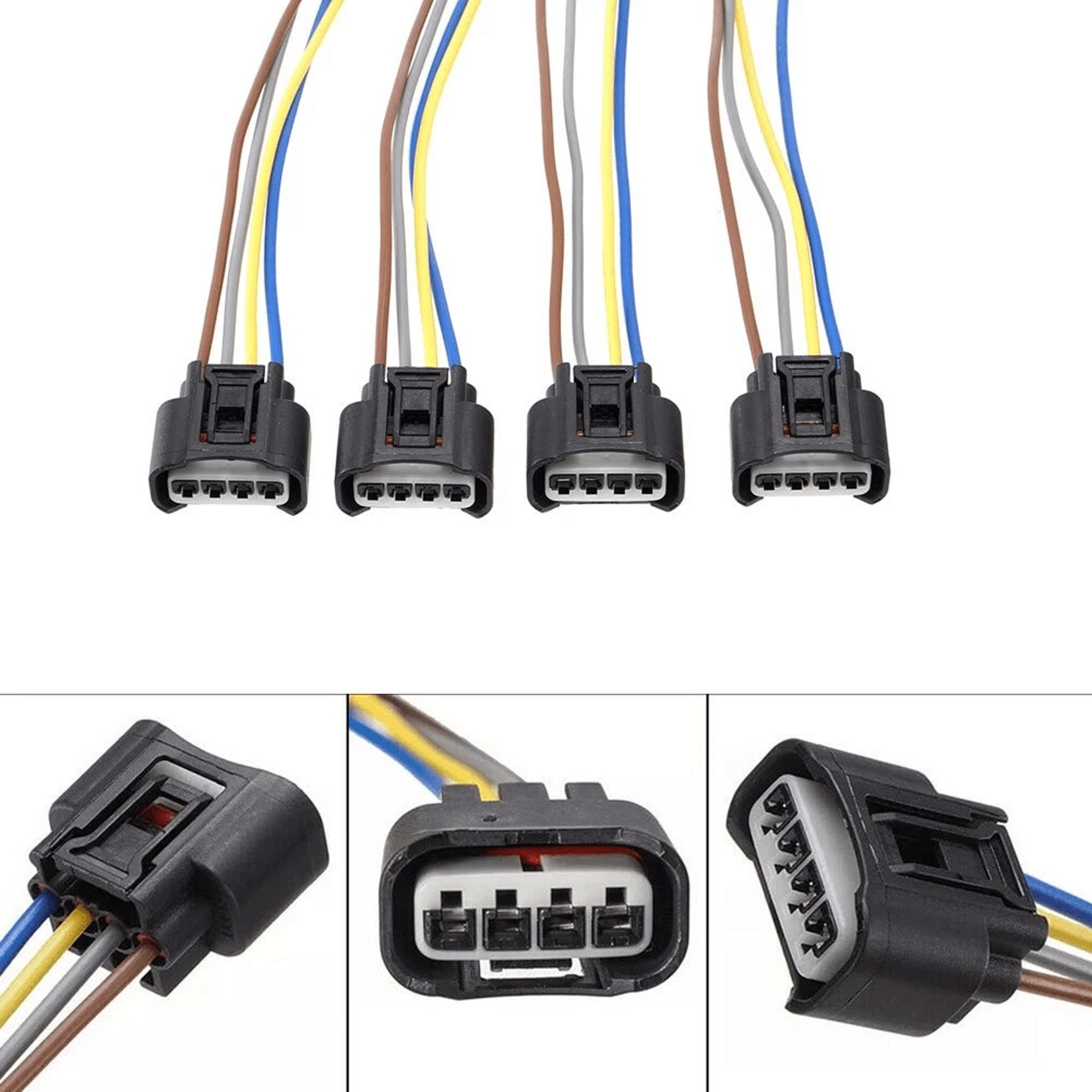Ignition Coil Connector Harness Set For Toyota Camry 24L 20022010 Replacement Pigtail Plugs 14