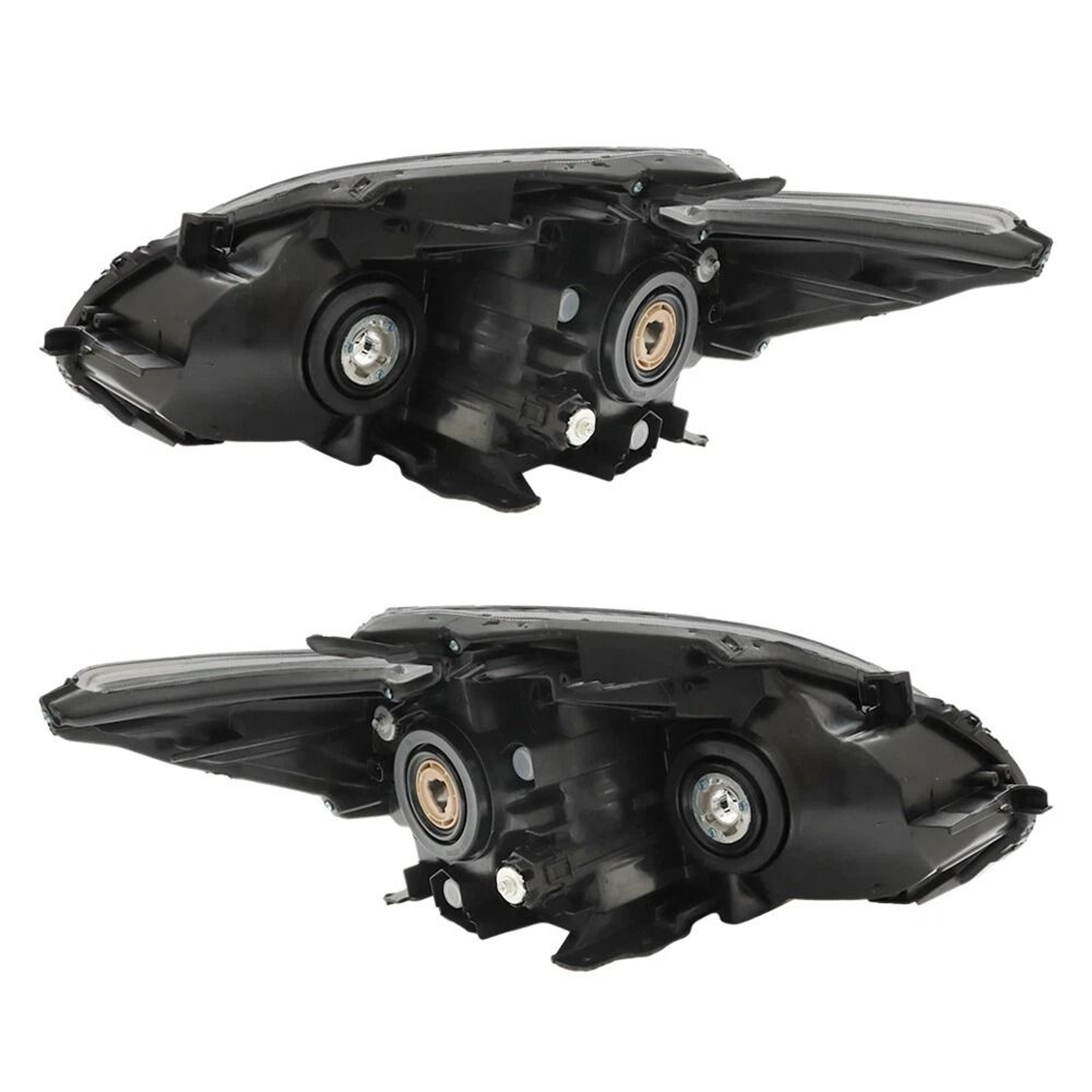 Premium Toyota Prius Headlights Assembly Pair Halogen Front Replacement Left  Right 4