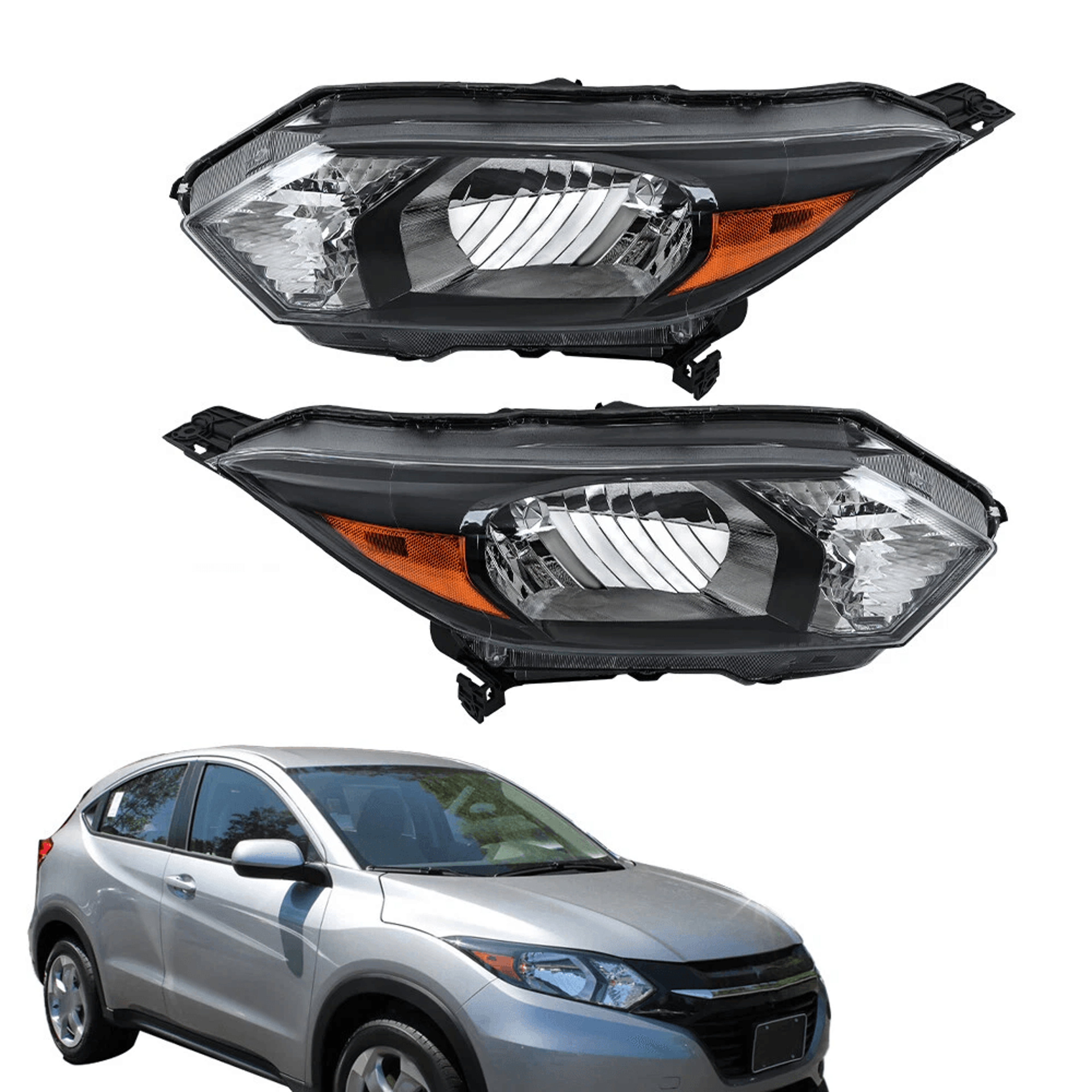 High Performance Halogen Headlight Assembly For Honda HR V Right  Left 0