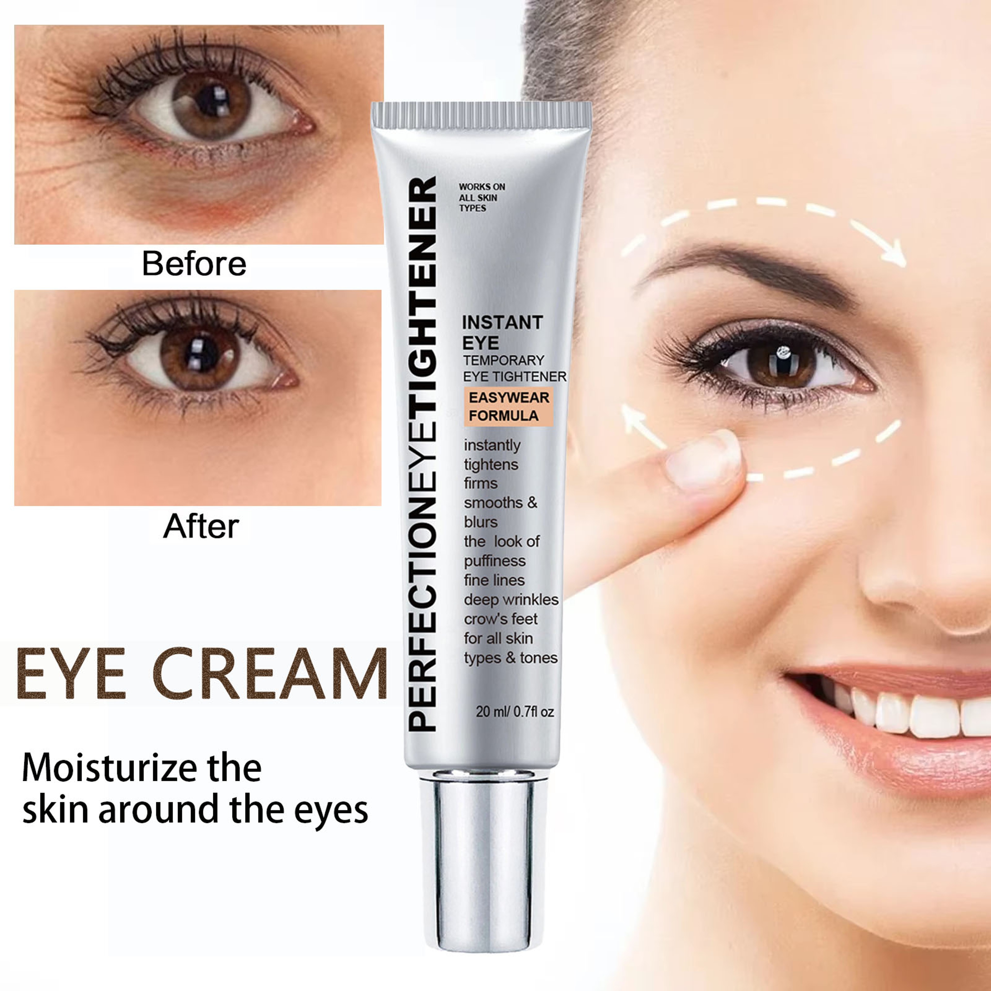Eye Cream Removes Dark Circles Tightens The Eyes Lifting Firming Eye Bags Remover Hydrating Anti Wr 0