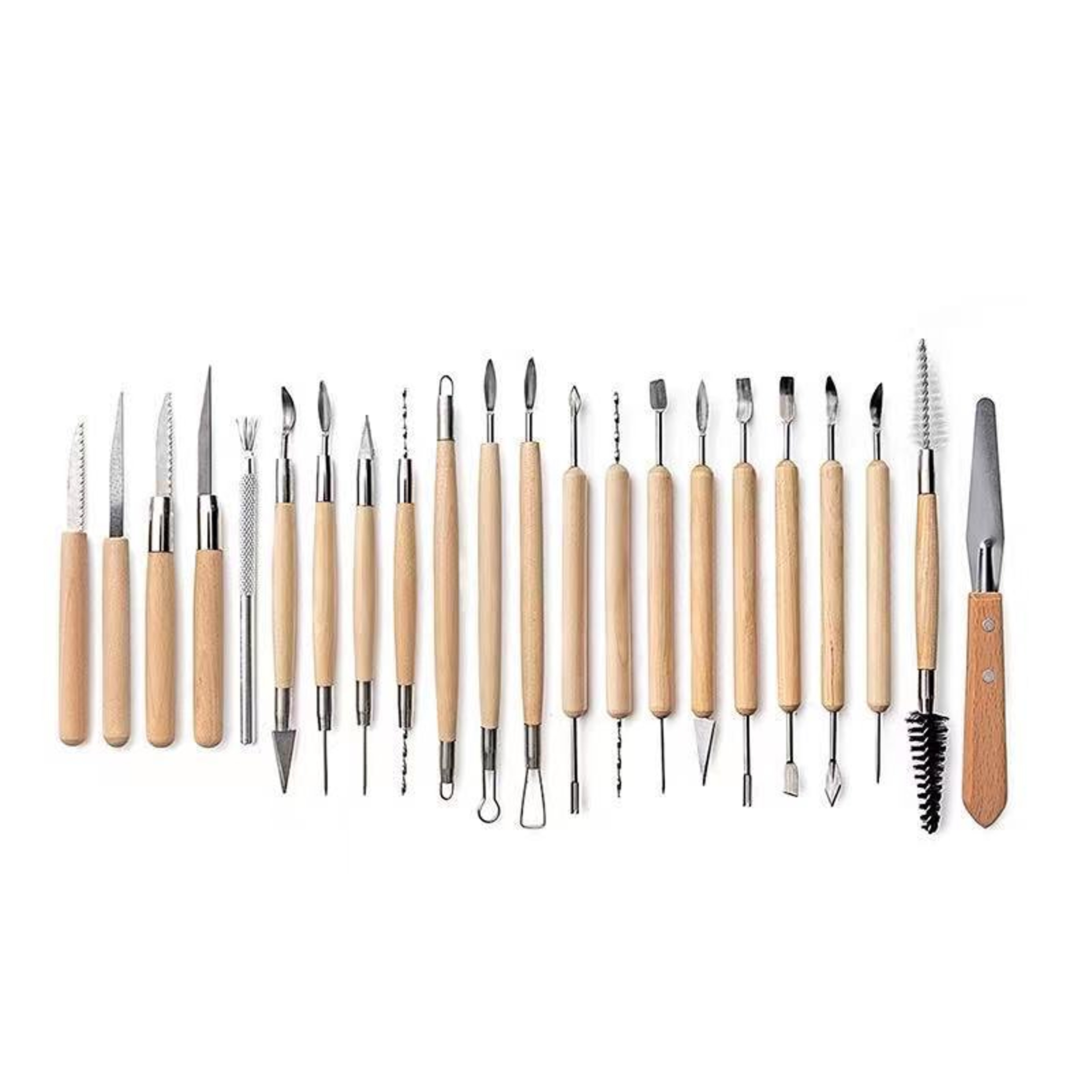 Ultimate Polymer Clay Tools Kit, Sculpture, Carving & Dot Painting Set with Silicone Drill Pen – view 3