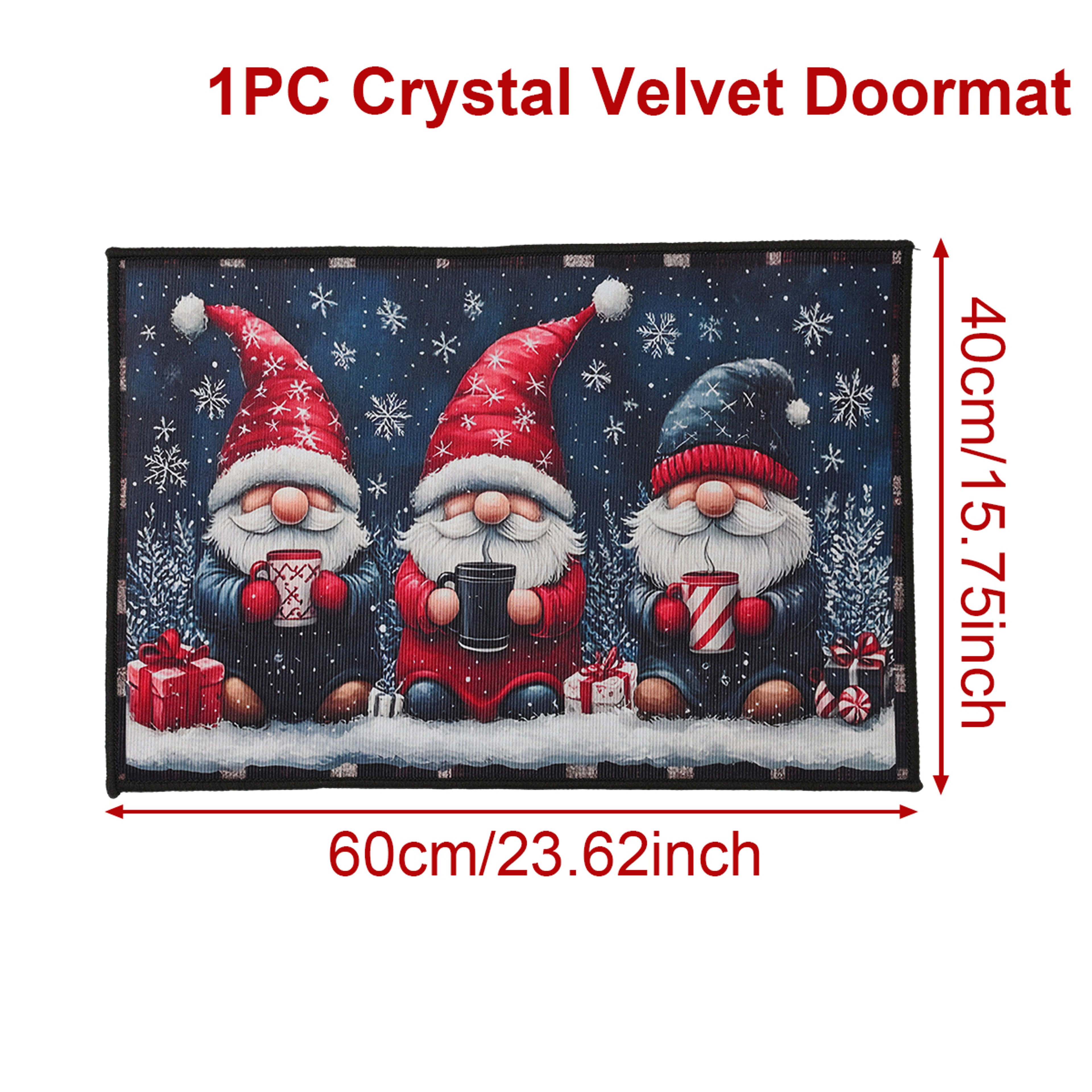 Merry Christmas Doormat, Ornament, Natal Outdoor Floor Carpet, Holiday Decorations for Home, New Year Gift – view 8