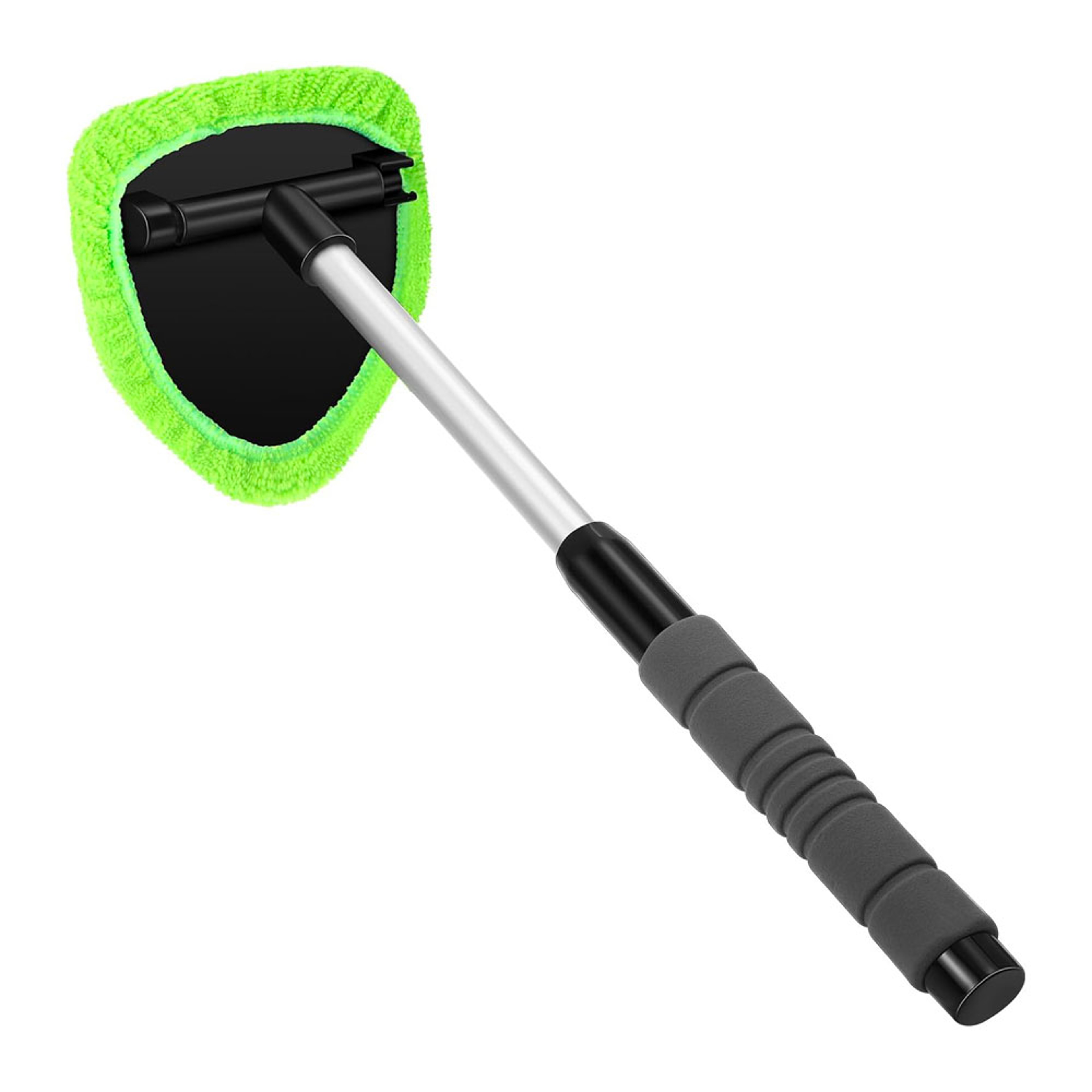 Car Window Cleaner Scraping Mist Eliminator Telescopic Window Windshield Cleaning Brush Set Microfi 6
