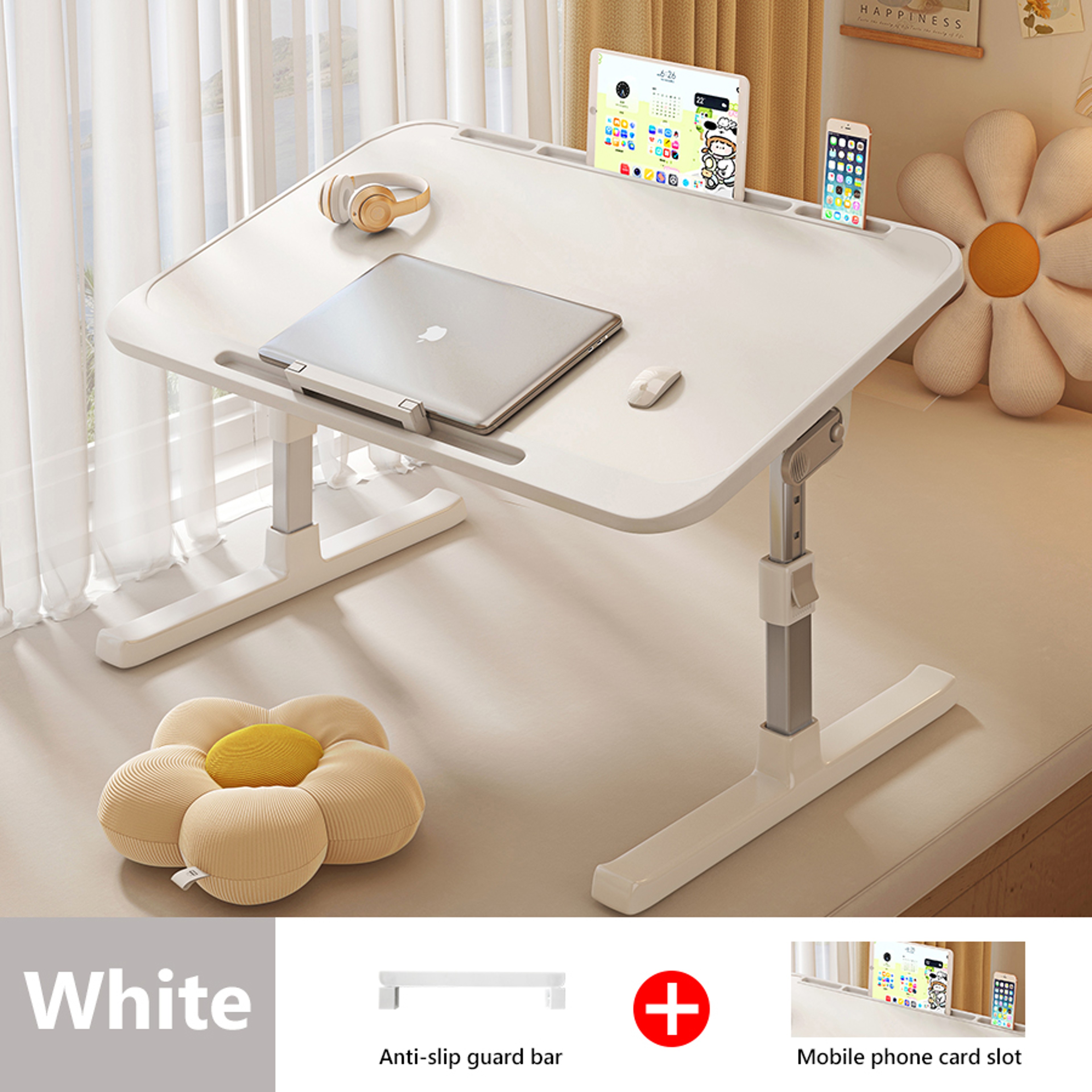 Foldable Laptop Desk Adjustable Office Desk Bed Table Computer Desk Childrens Study Desk For Bedroo 7
