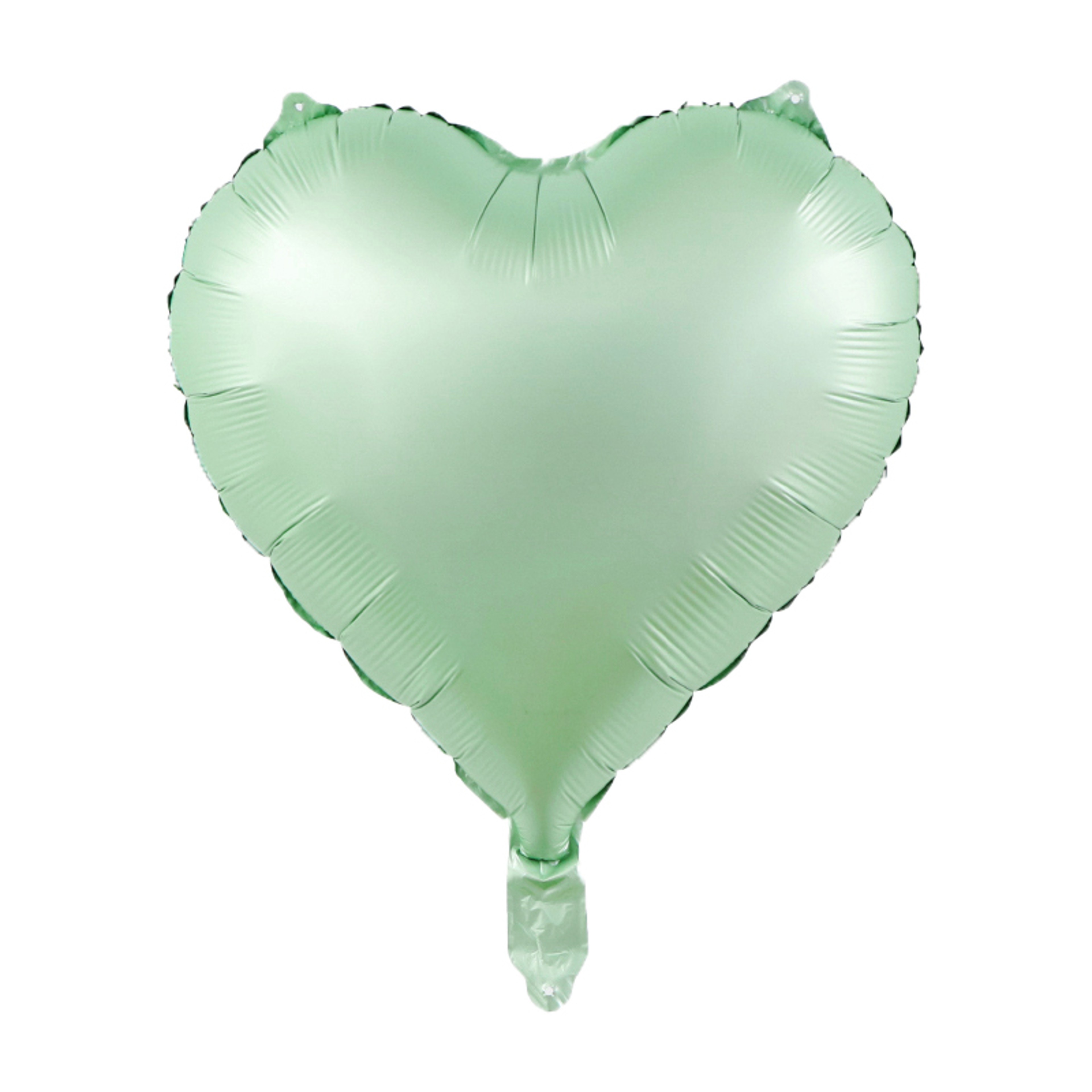Heart Foil Balloons In Pink And Sage Green For Party Decorations 4