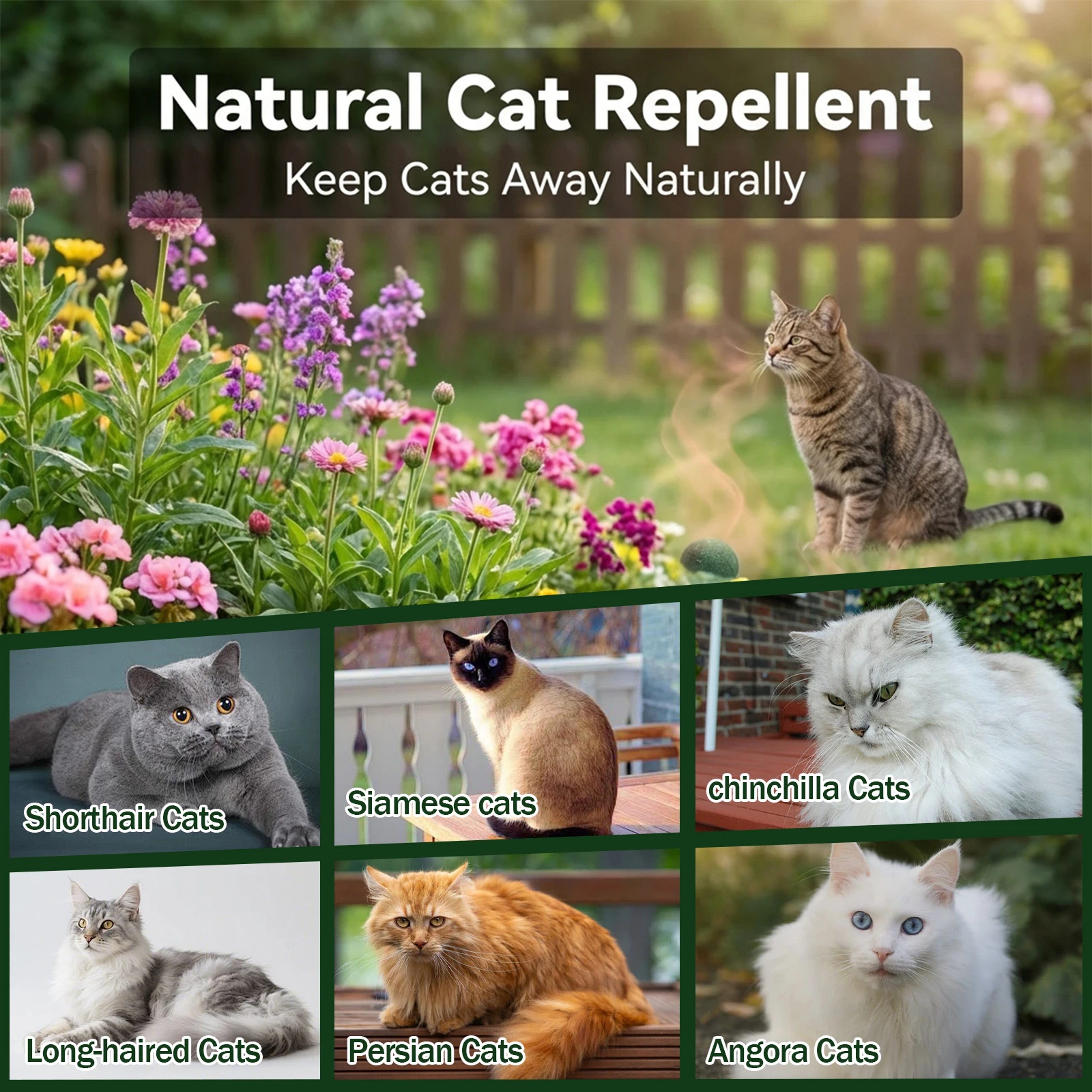 Twelve Piece Natural Cat Repellent Balls with Peppermint Oil for Yard and Garden – view 3