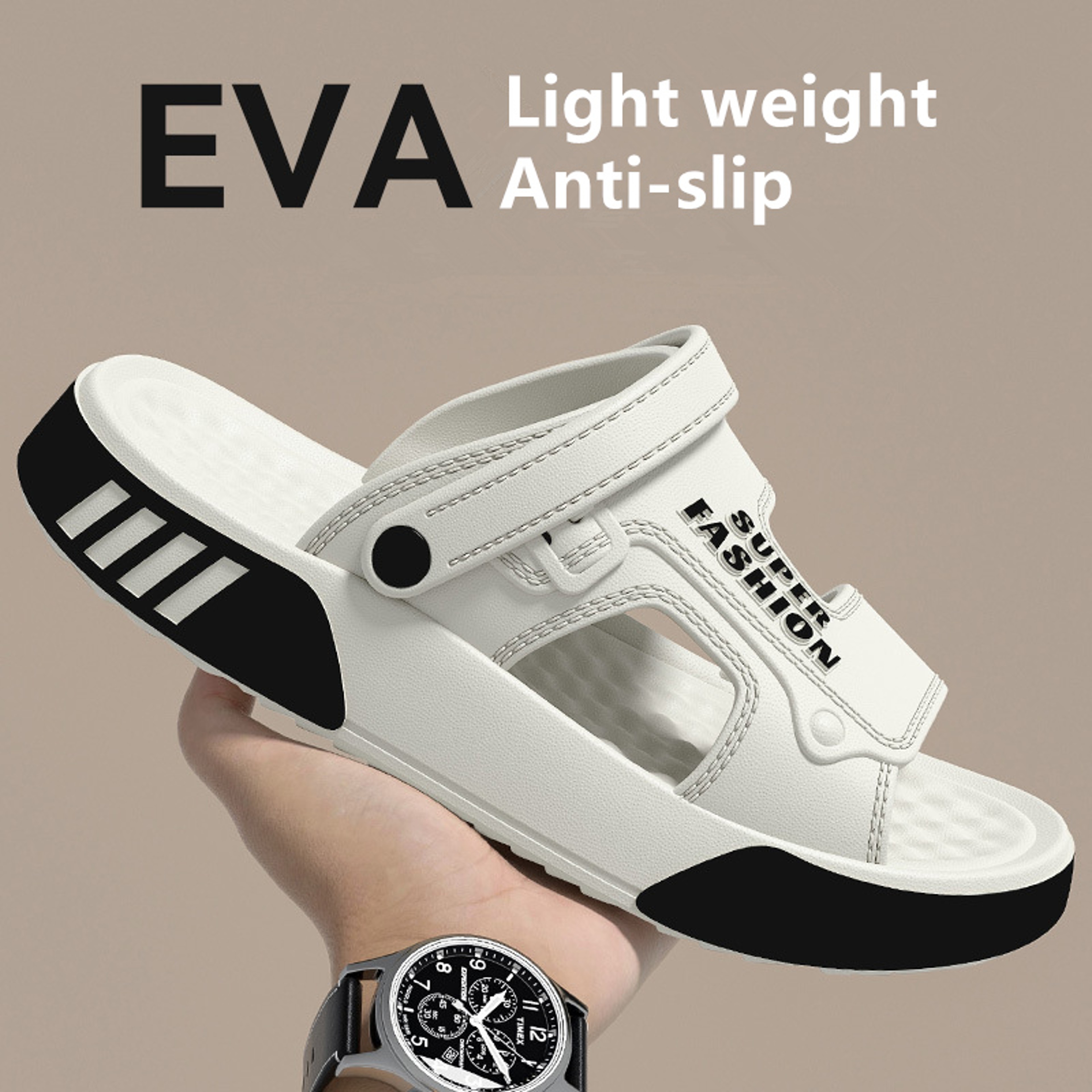 Mens EVA Slide Sandals with Soft Soles for Indoor and Outdoor Wear – view 4