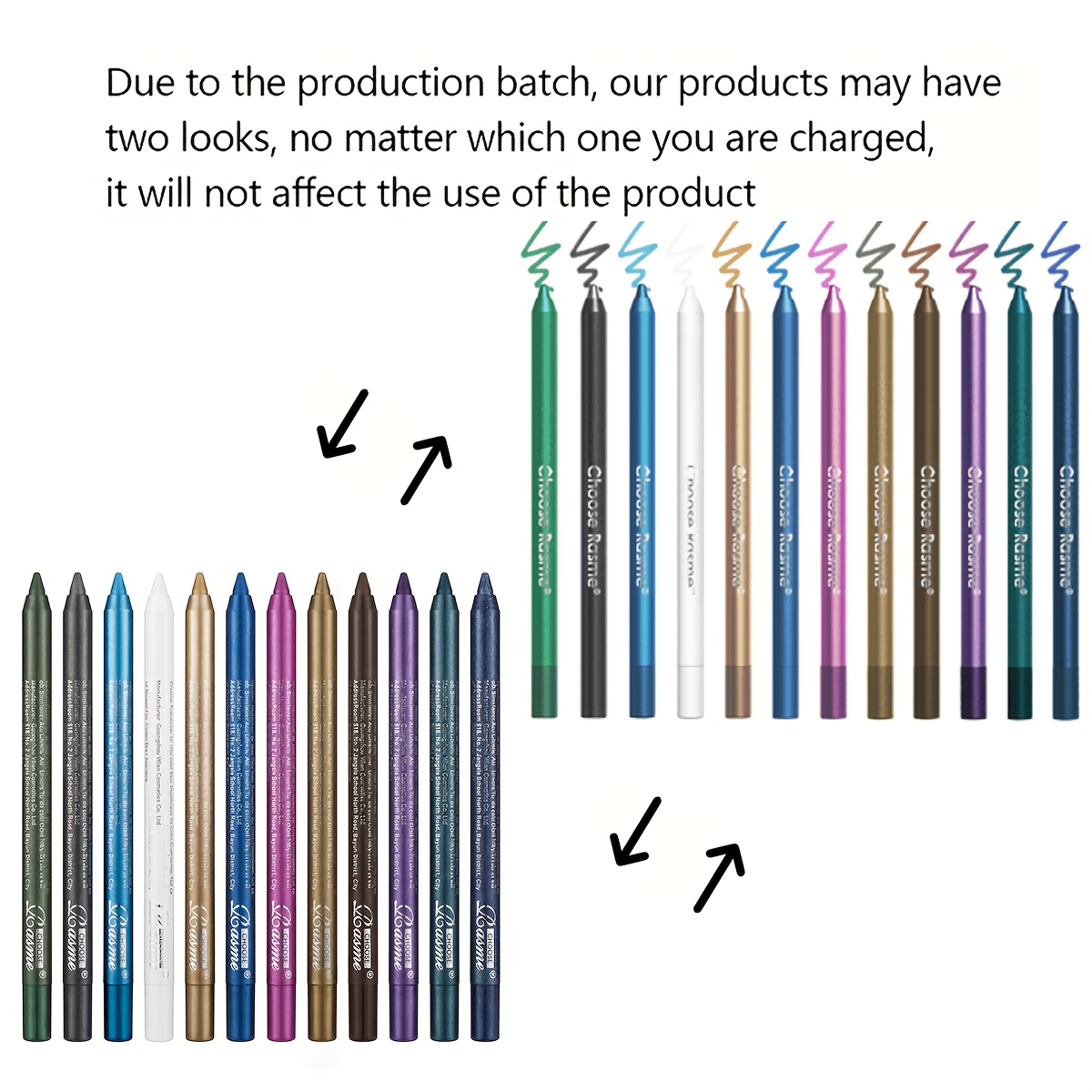 Twelve Piece Waterproof Shimmer Eyeliner and Eyeshadow Pen Set – view 6