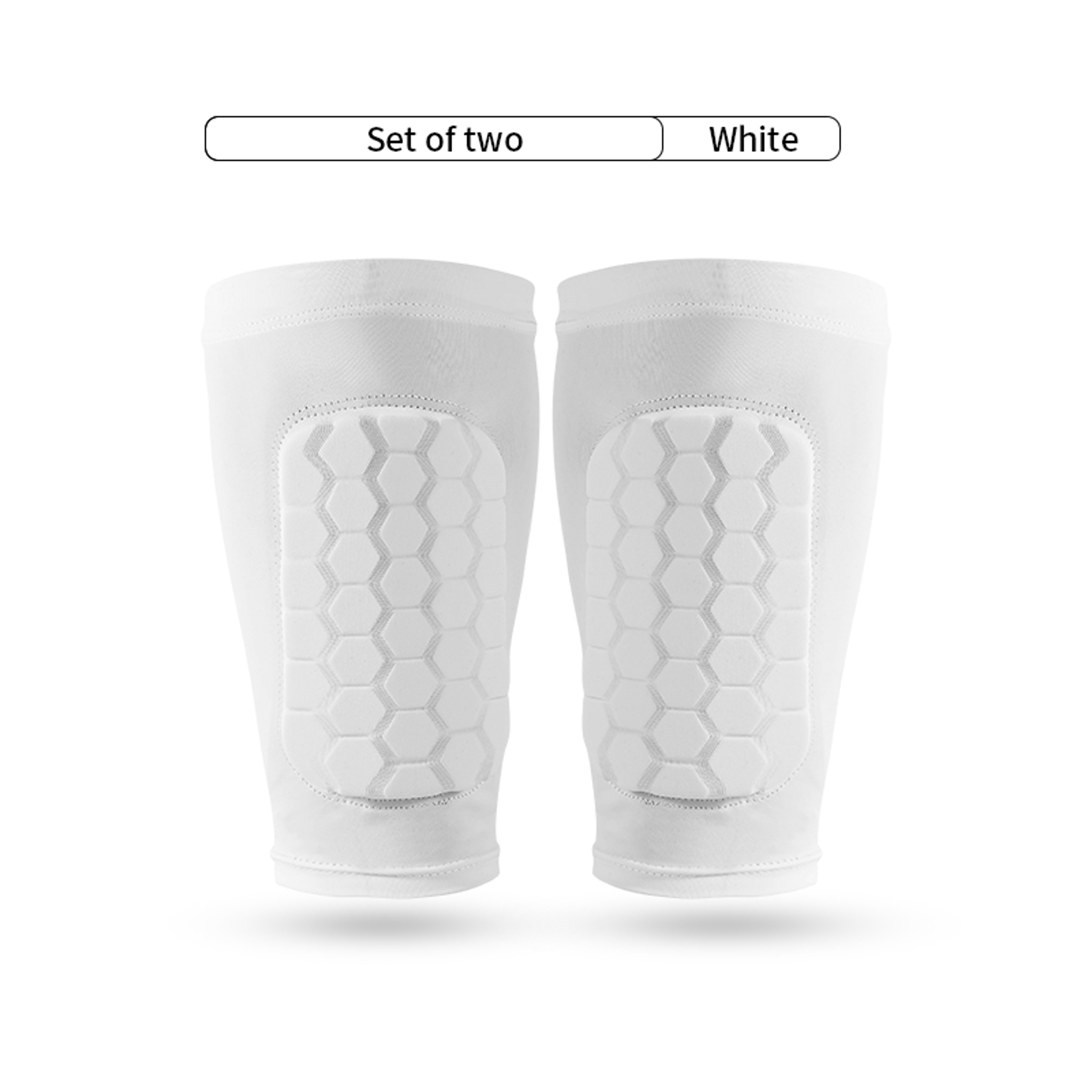 Soccer Shin Guards with Honeycomb EVA Padding and Non Slip Calf Sleeves – view 8