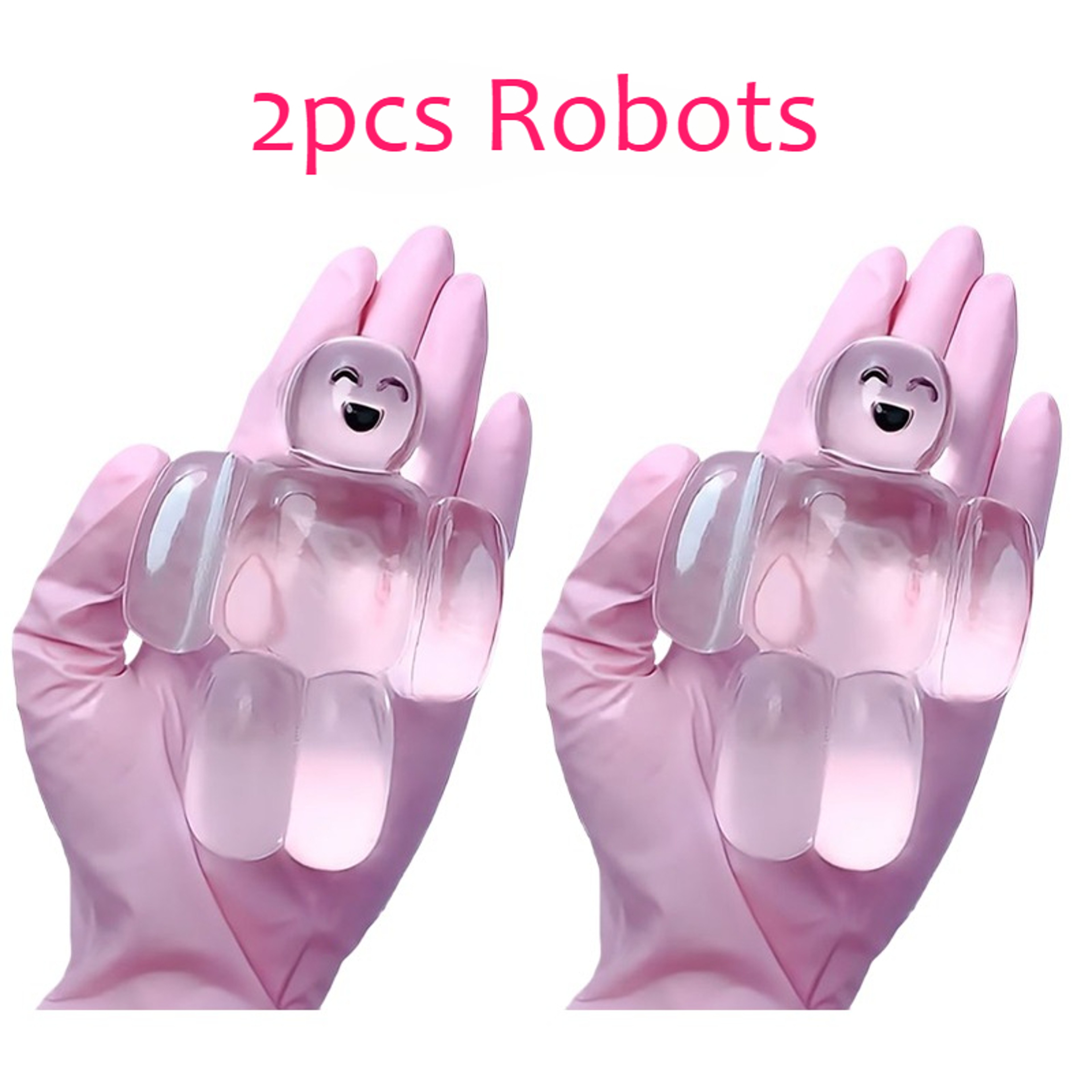 Transparent Jelly Robot Squishy Toy Soft Slow Rebound Stress Relief Squeeze Toy – view 9