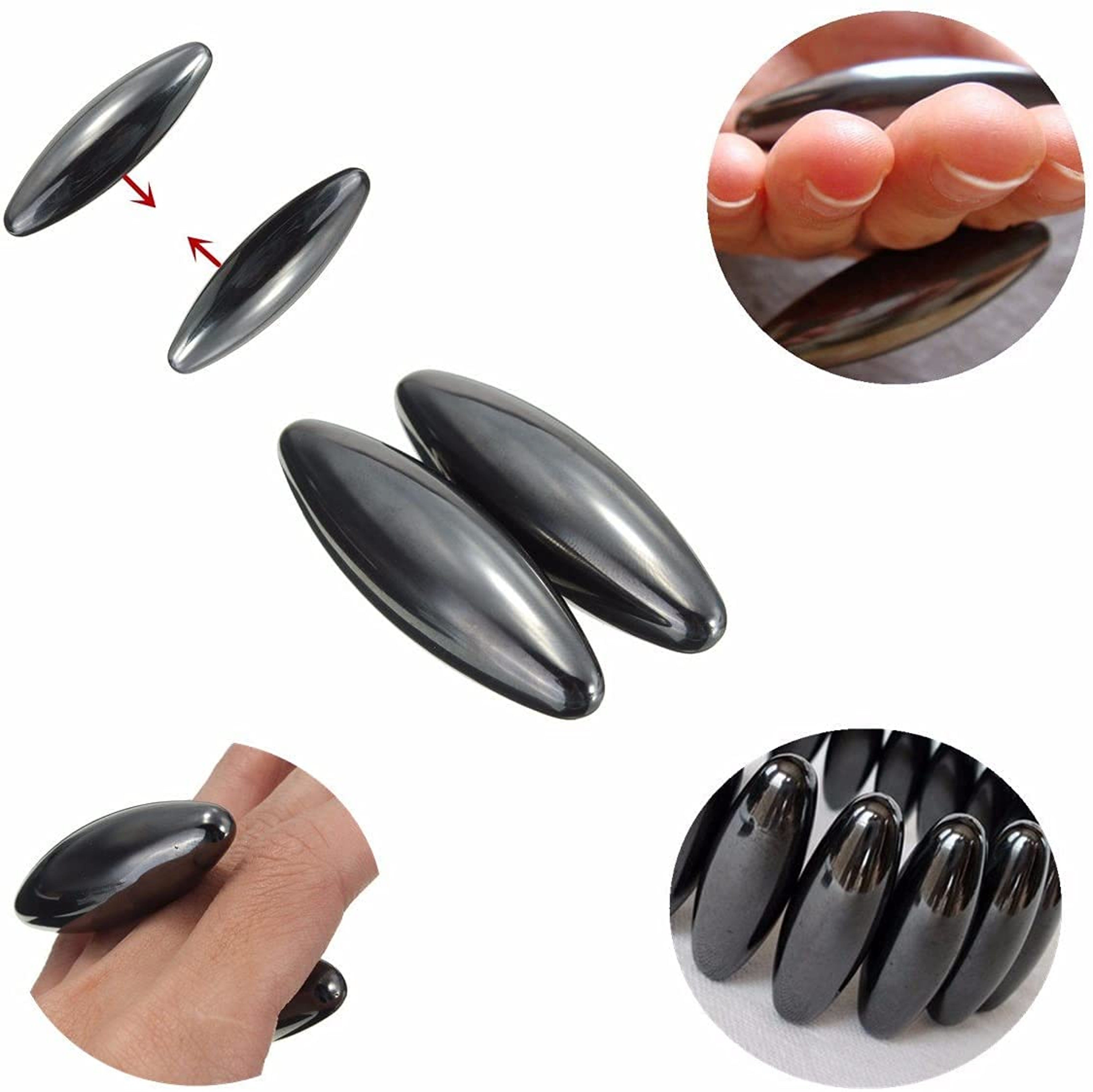 Oval Magnetic Fidget Balls Metal Sensory Beads for Adults and Teens – view 5