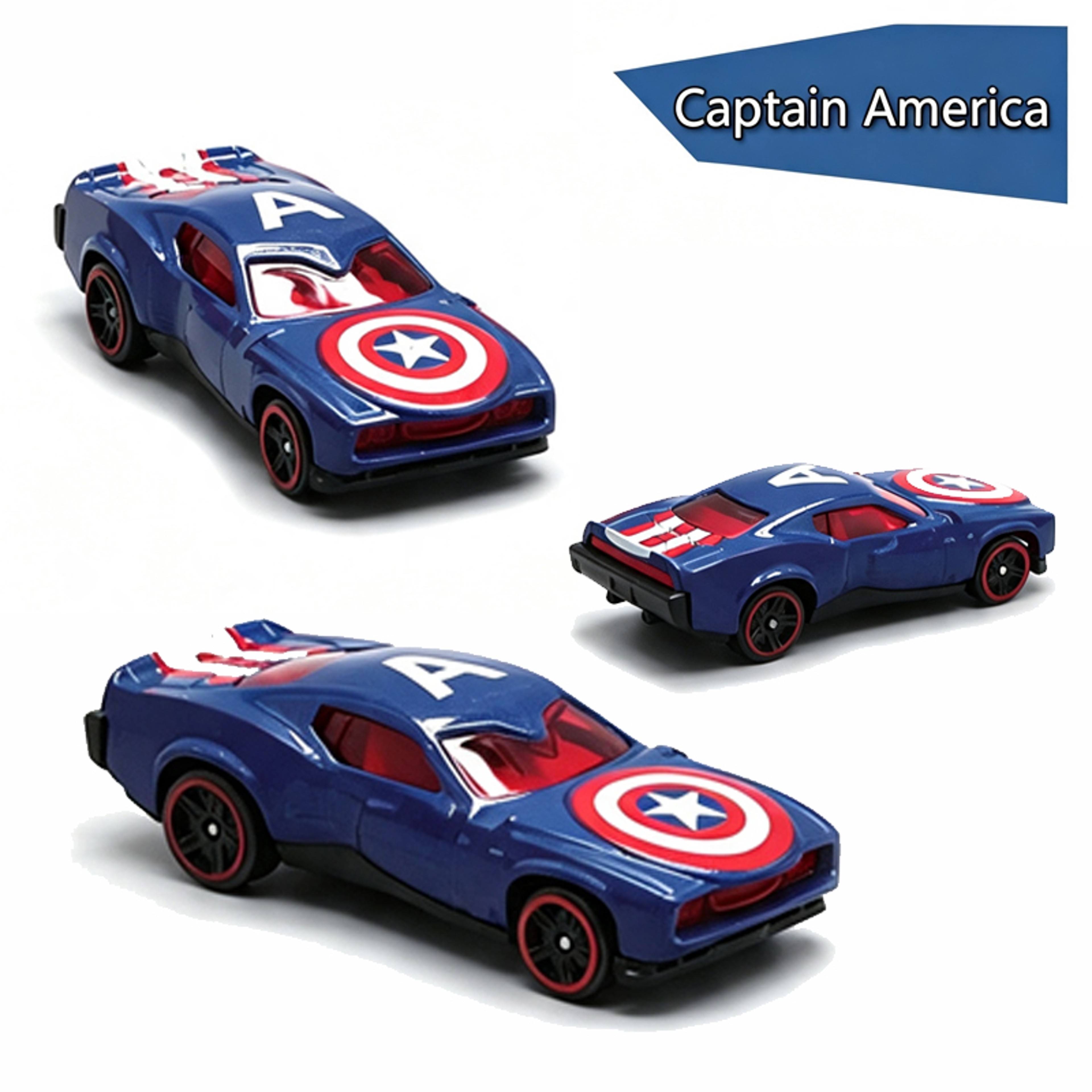 Superhero Die Cast Toy Car Metal and Plastic Mini Racing Vehicle Model – view 6
