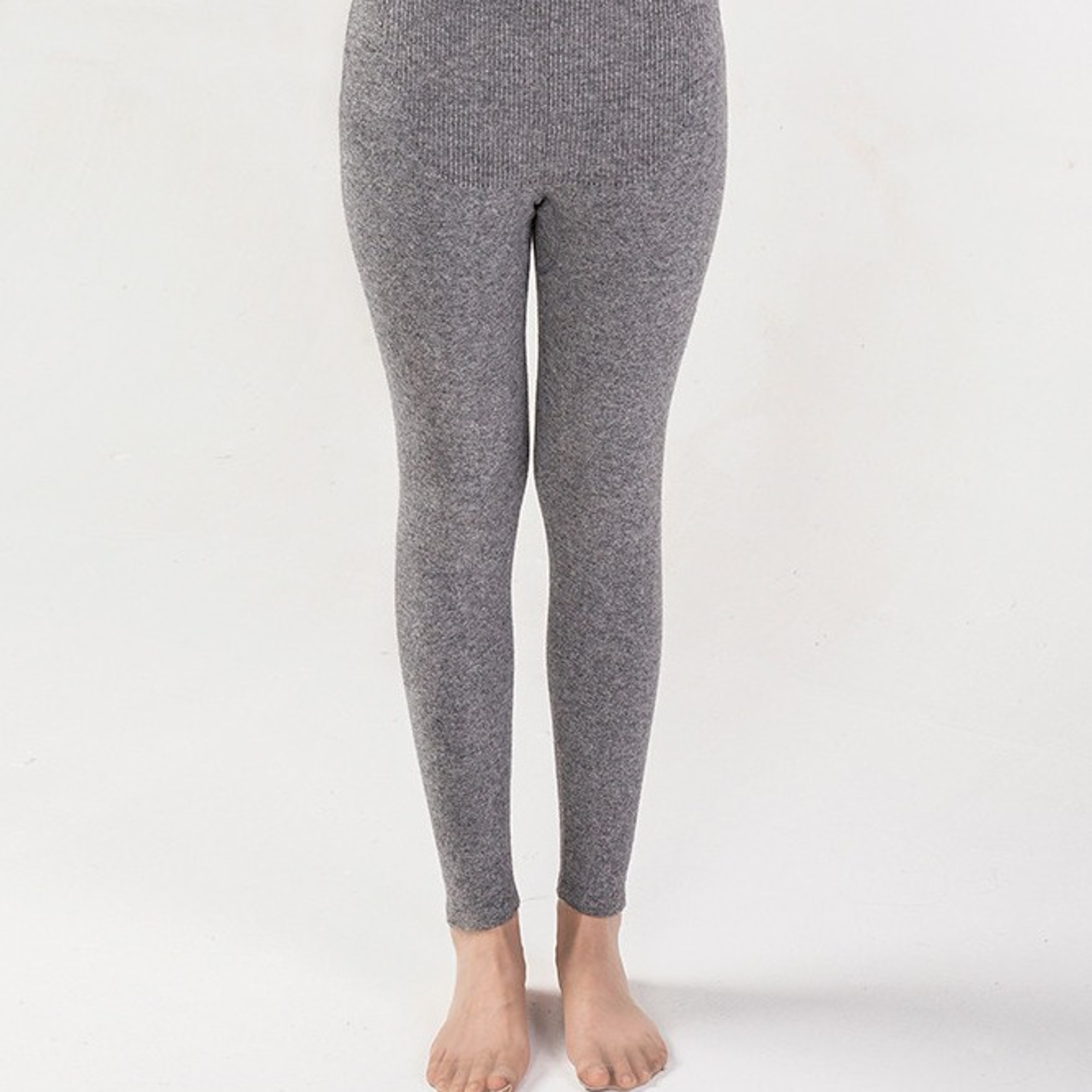 Womens Cashmere Wool Blend Knit Leggings with High Stretch and Slim Fitjpg
