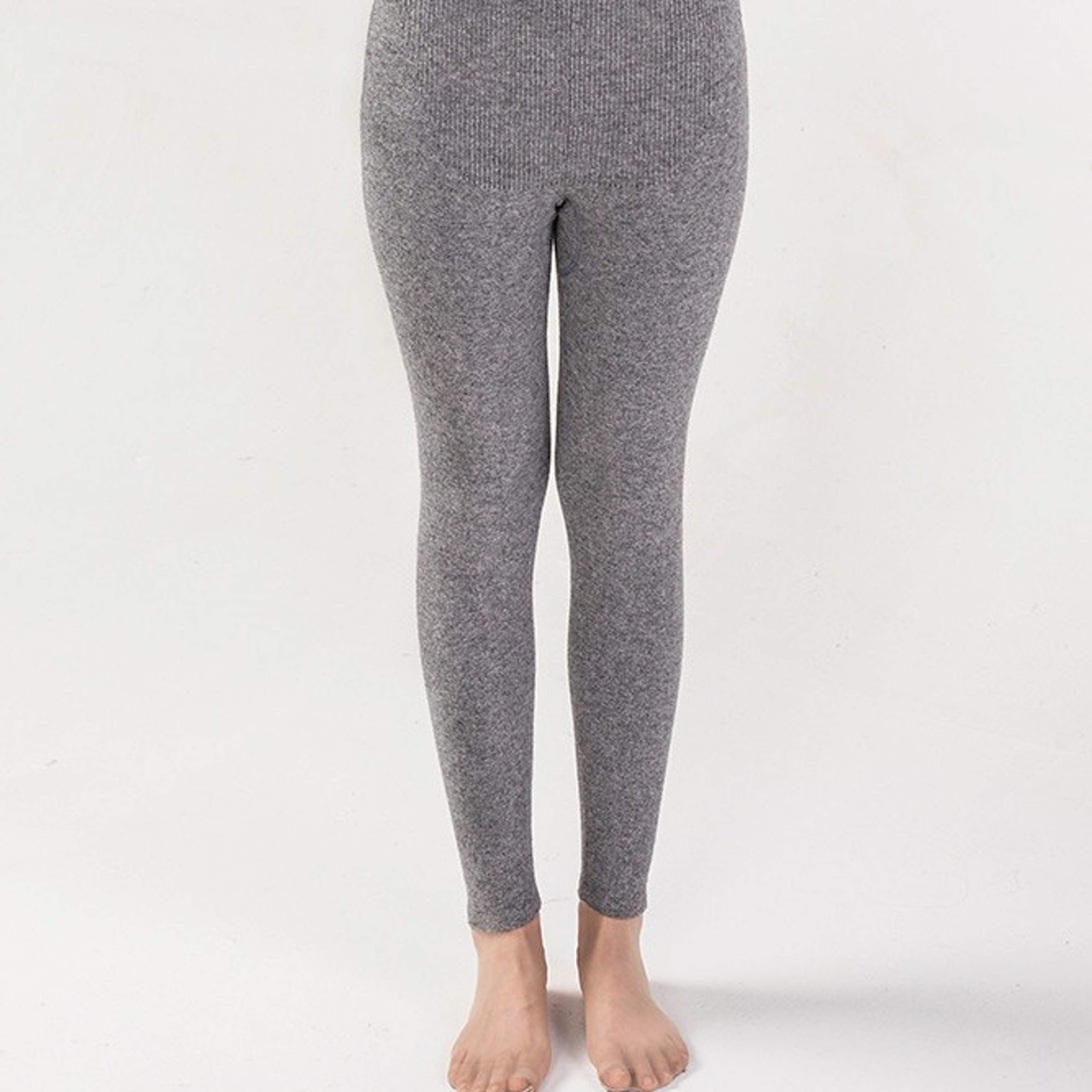 Womens Cashmere Wool Blend Knit Leggings with High Stretch and Slim Fitjpg
