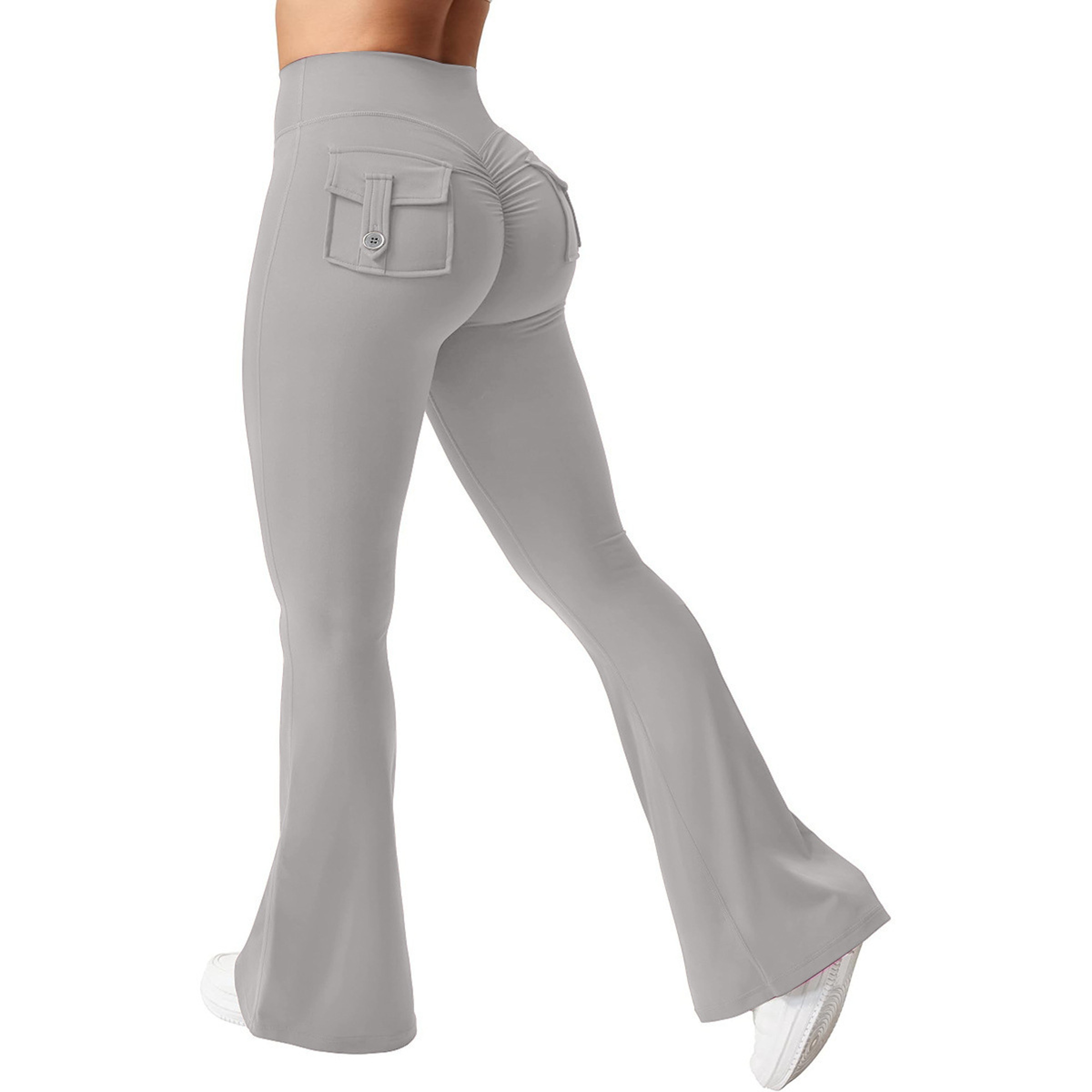 Womens High Waisted Booty Lifting Yoga Leggings with Stretchy Seamless Design – view 8