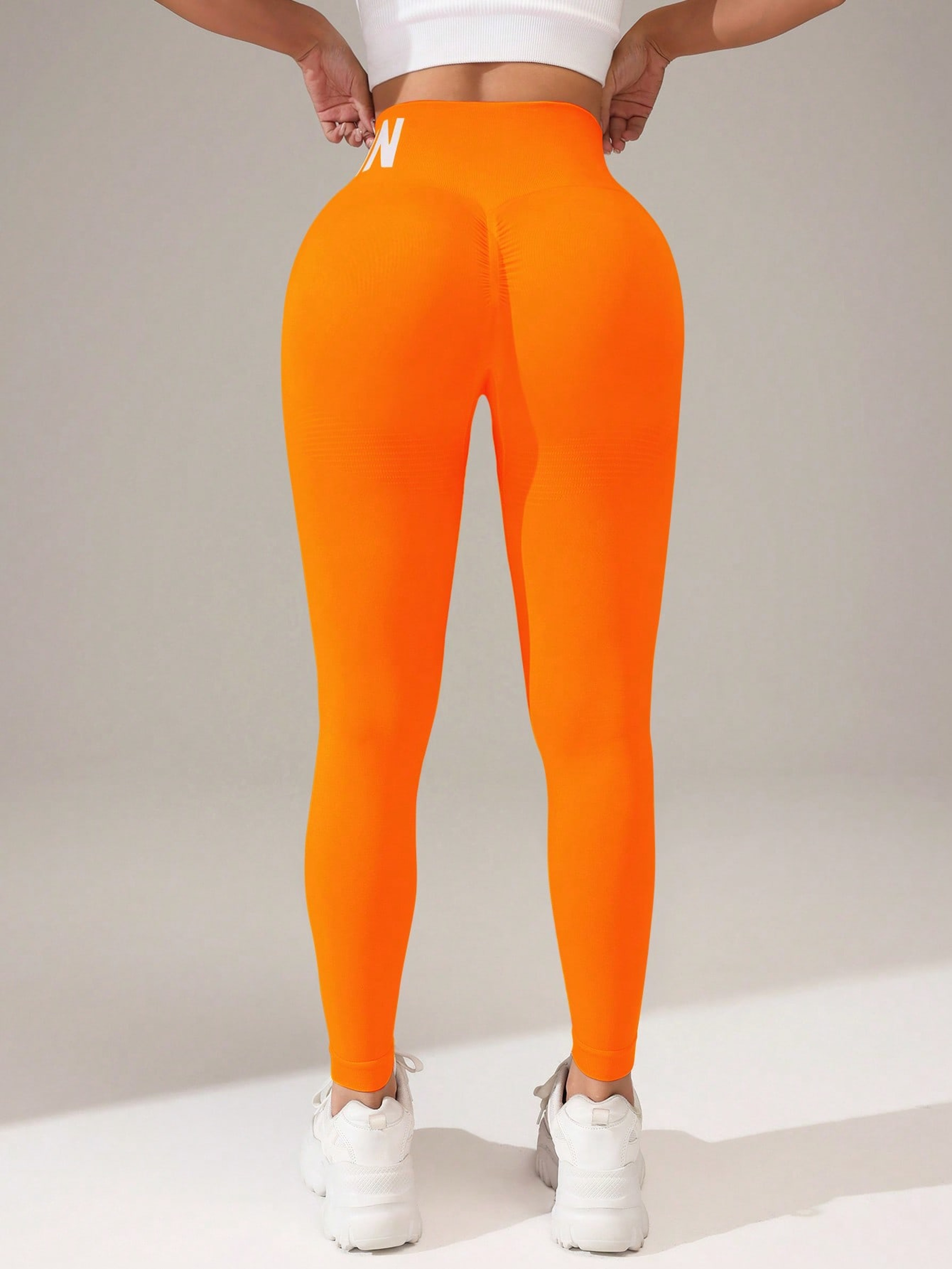 Womens Seamless High Waisted Yoga Leggings with Butt Lifting Design and Quick Dry Fabric – view 3