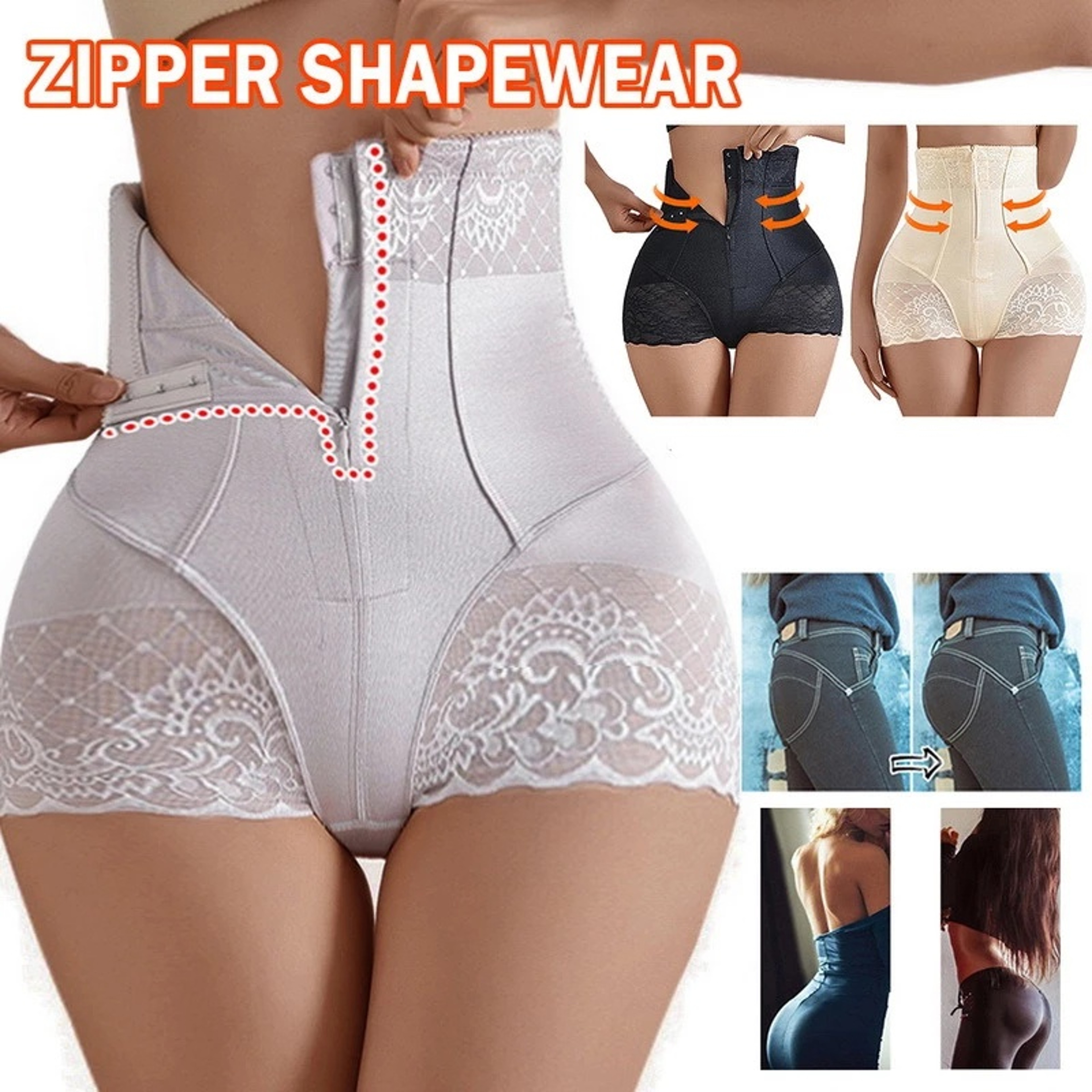 Womens Seamless Tummy Control Shapewear with High Stretch Booty Lifting Design – view 5