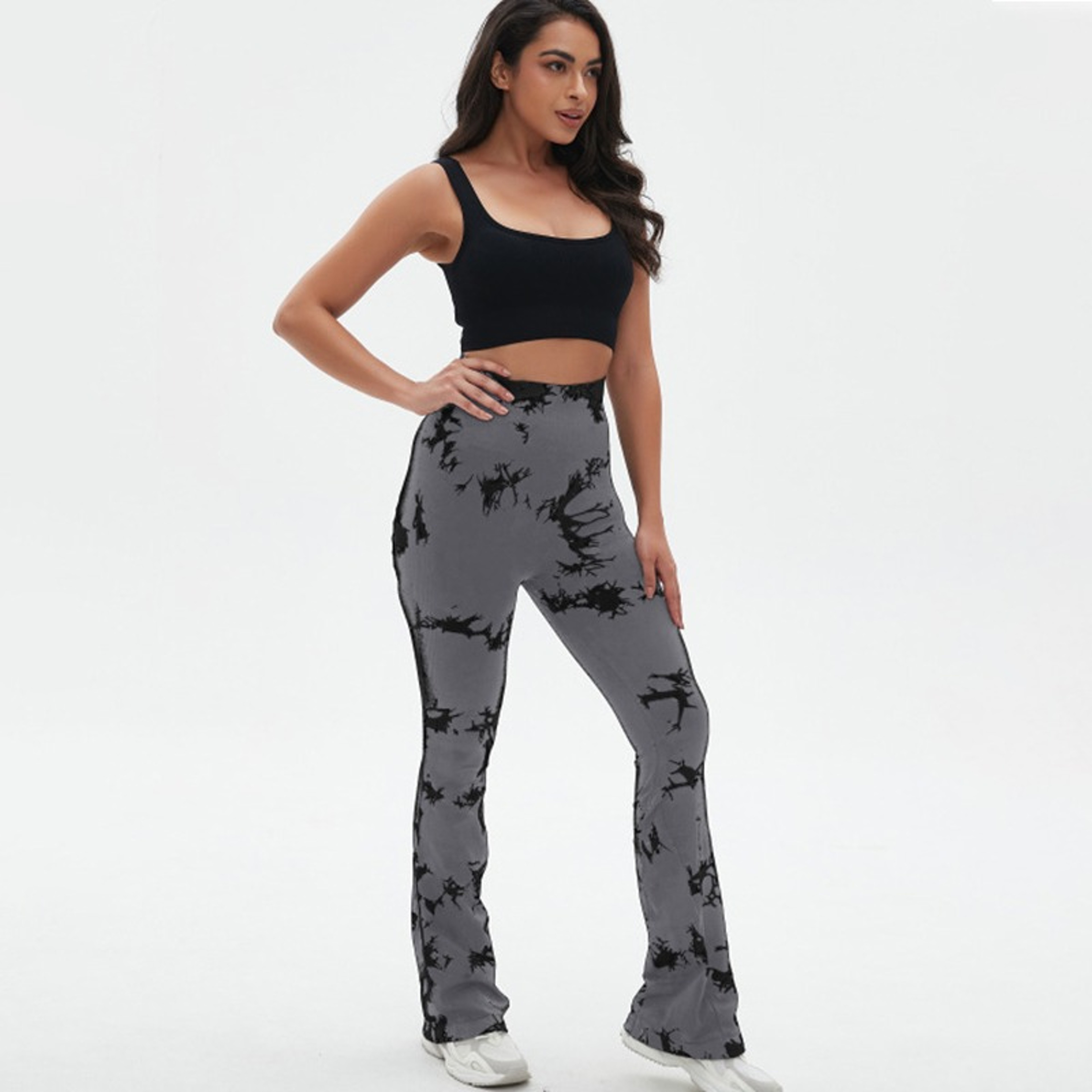Womens High Waisted Seamless Tie Dye Booty Lifting Leggings – view 2