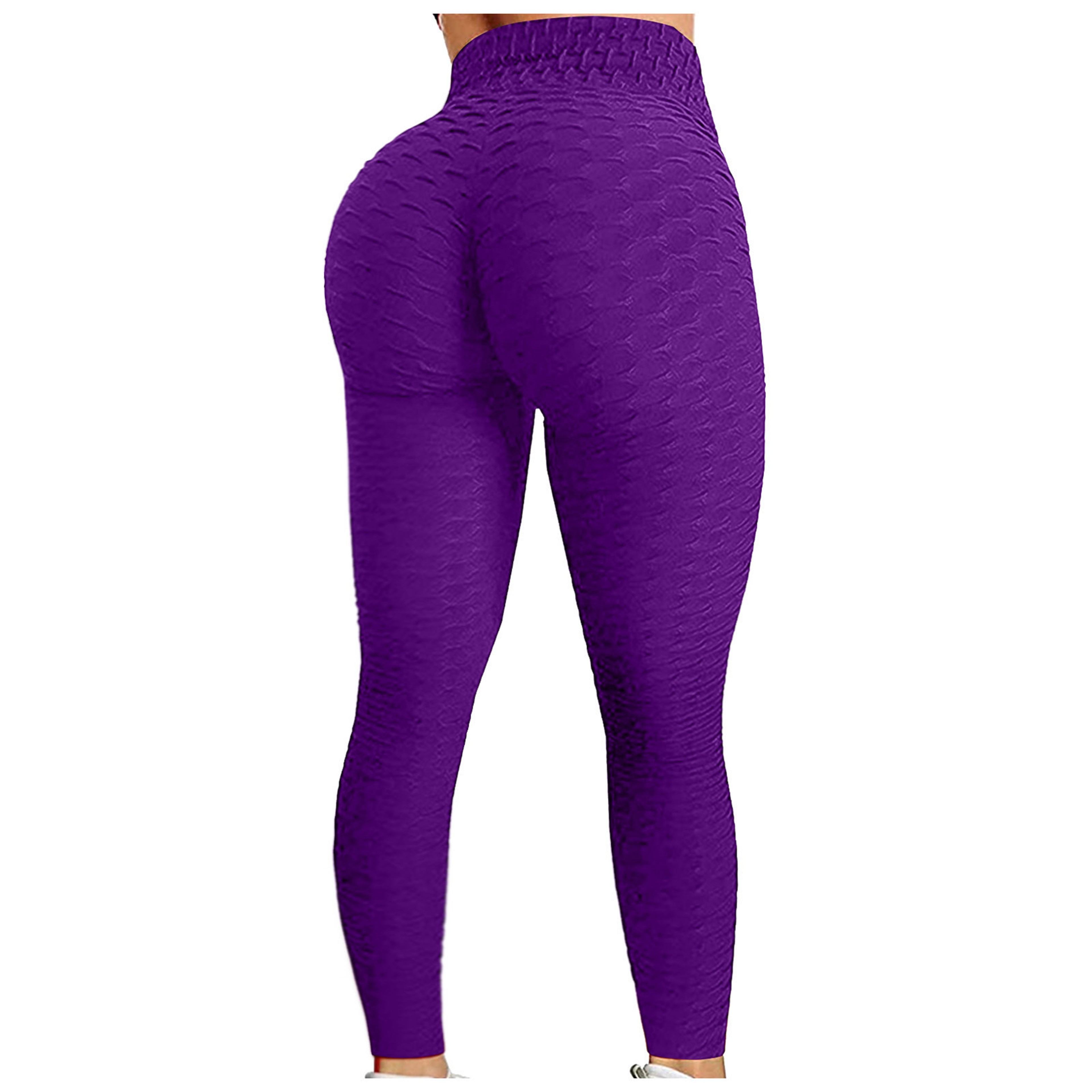 Womens High Waisted Scrunch Butt Lifting Yoga Leggings With Tummy Control 6