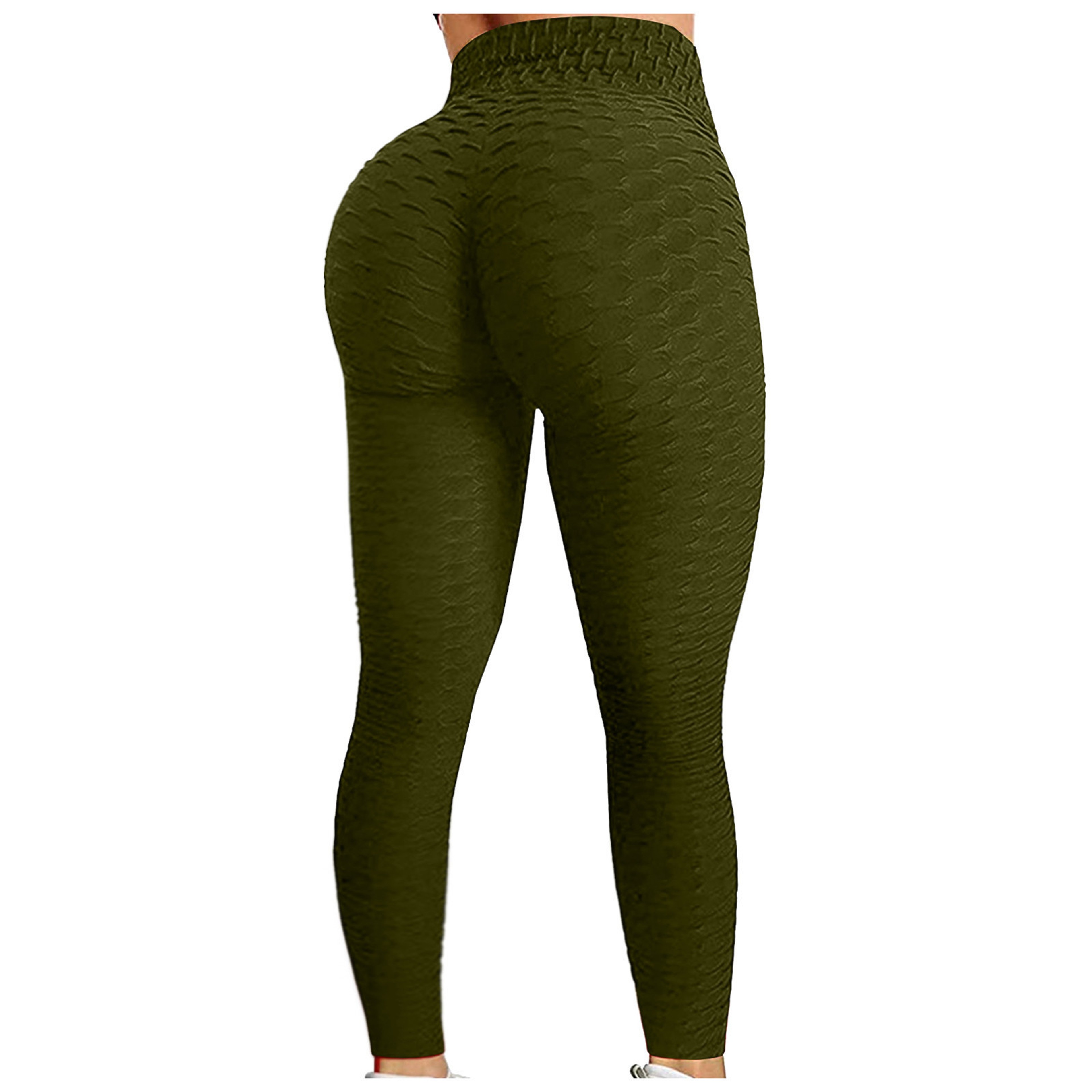 Womens High Waisted Scrunch Butt Lifting Yoga Leggings With Tummy Control 11