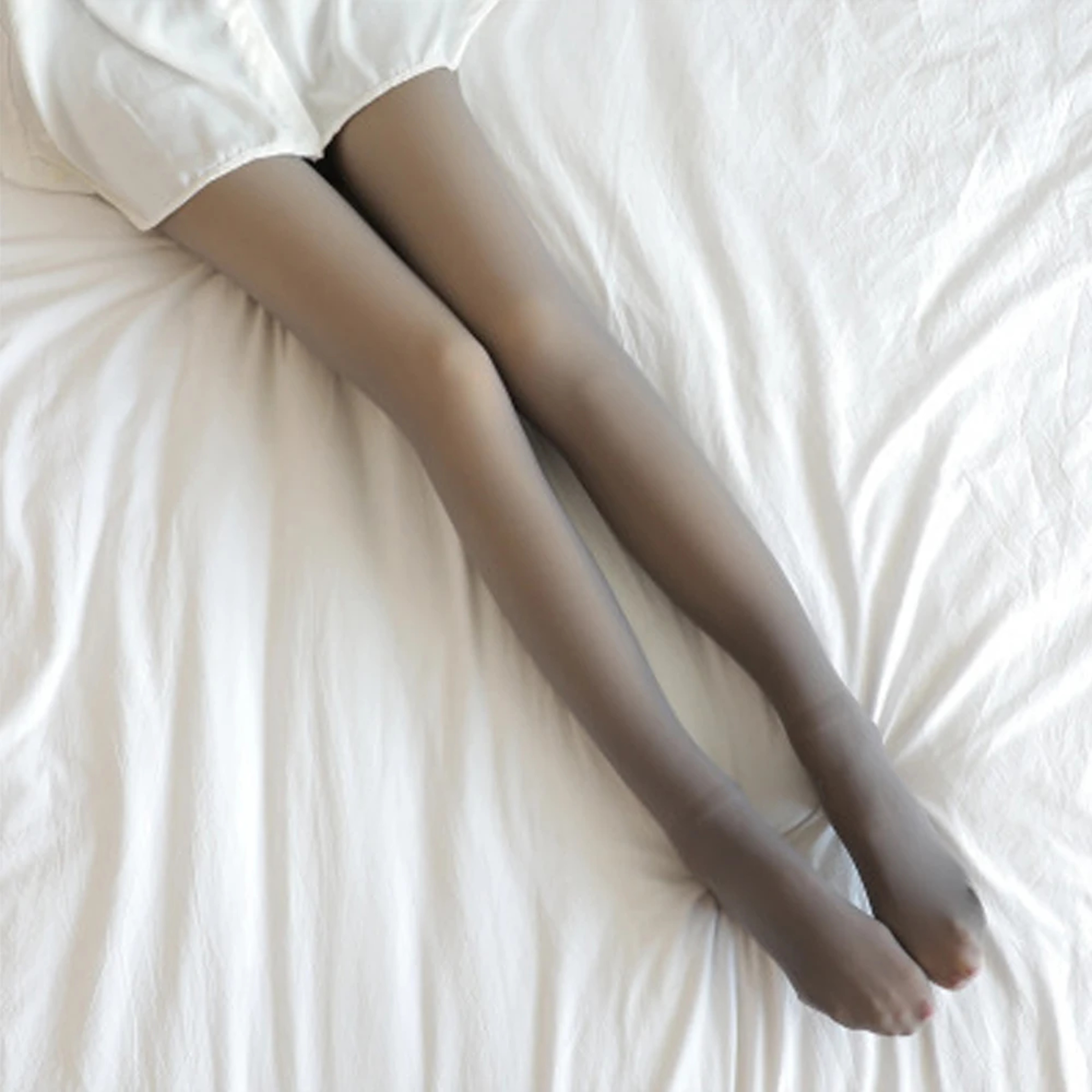 Womens Sheer Lace Pantyhose High Stretch Nylon Stockings with Booty Lifting Fit – view 7