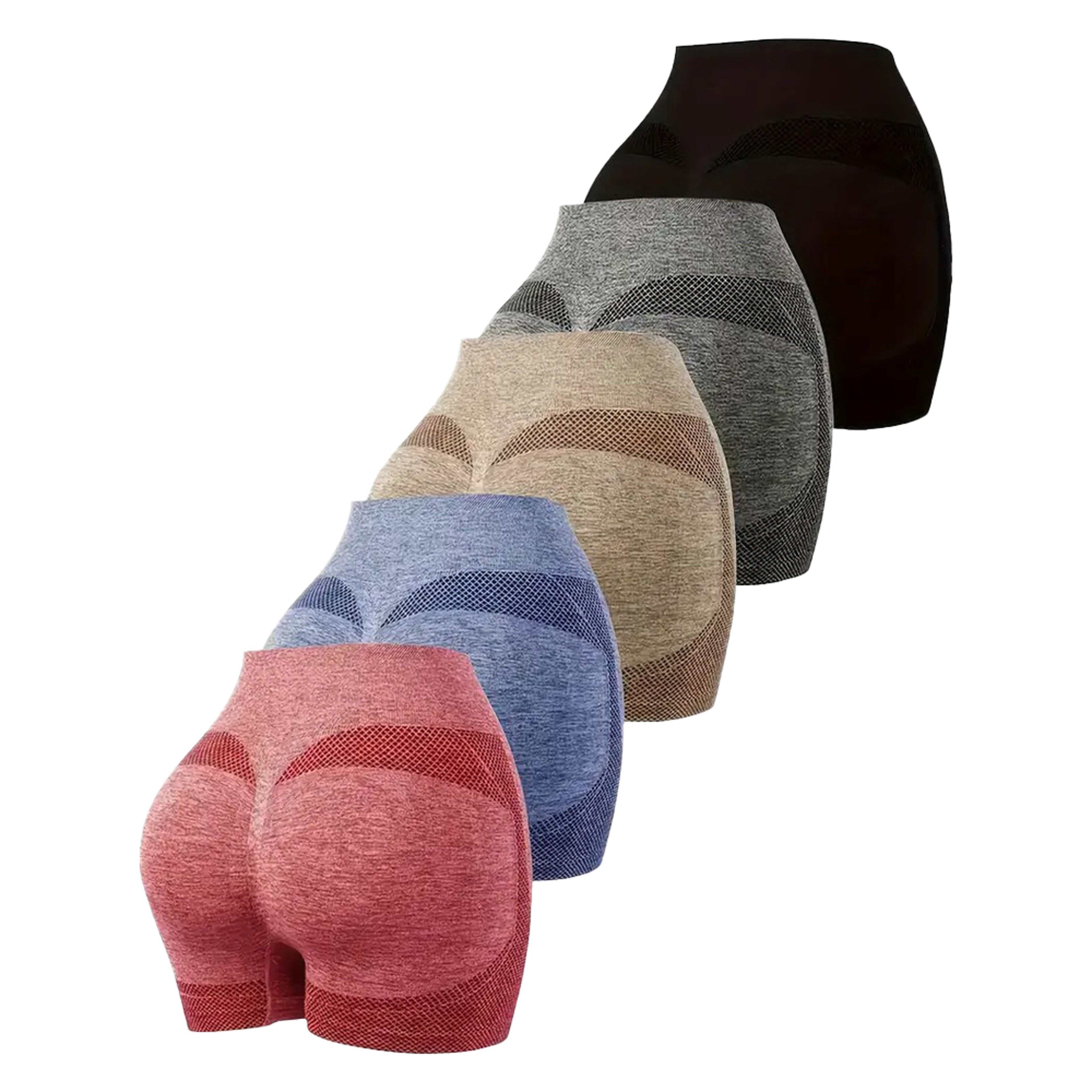 Womens High Waisted Seamless Yoga Shorts With Booty Lifting Design 0