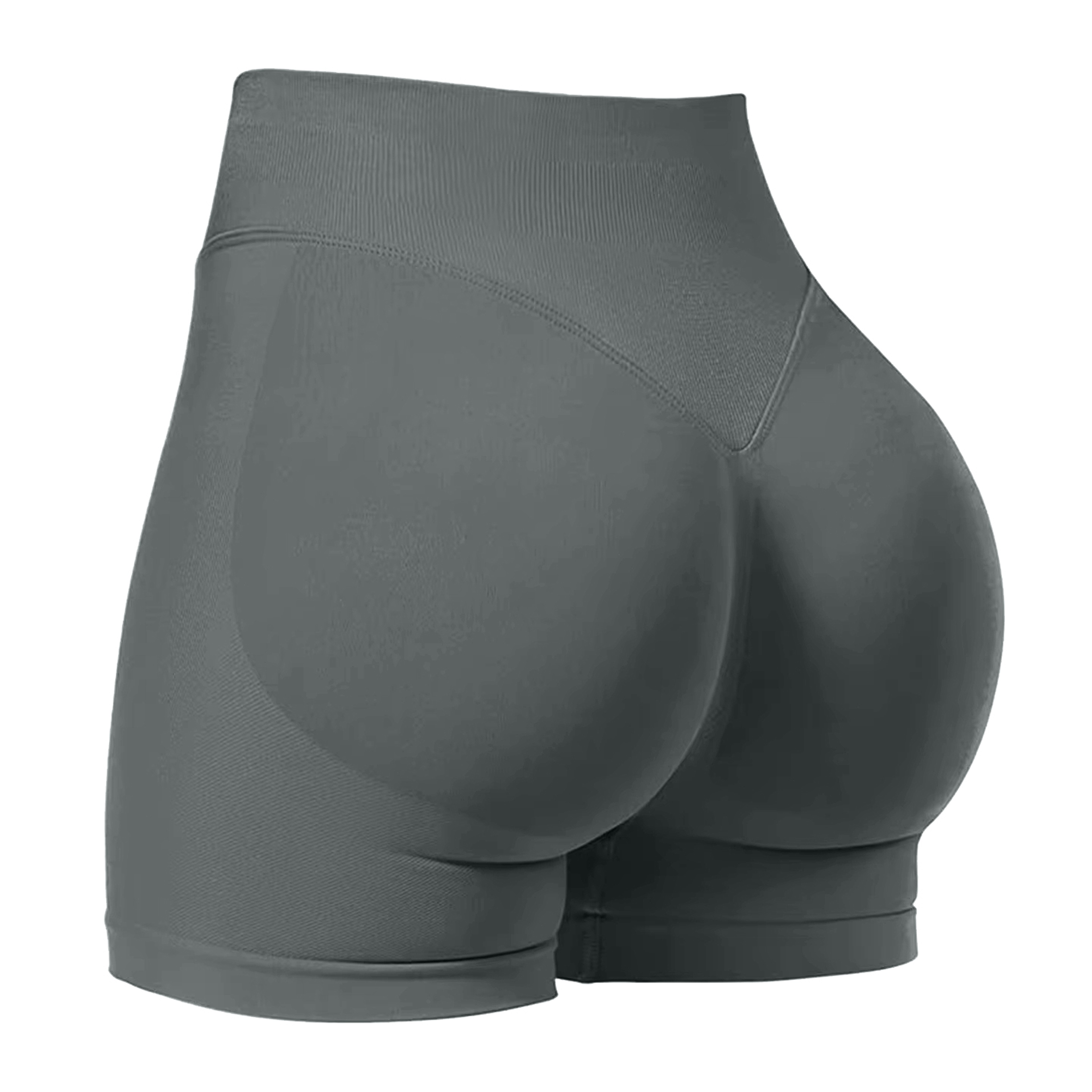 Womens High Waisted Yoga Shorts Stretchy Slim Fit Workout Shorts – view 9