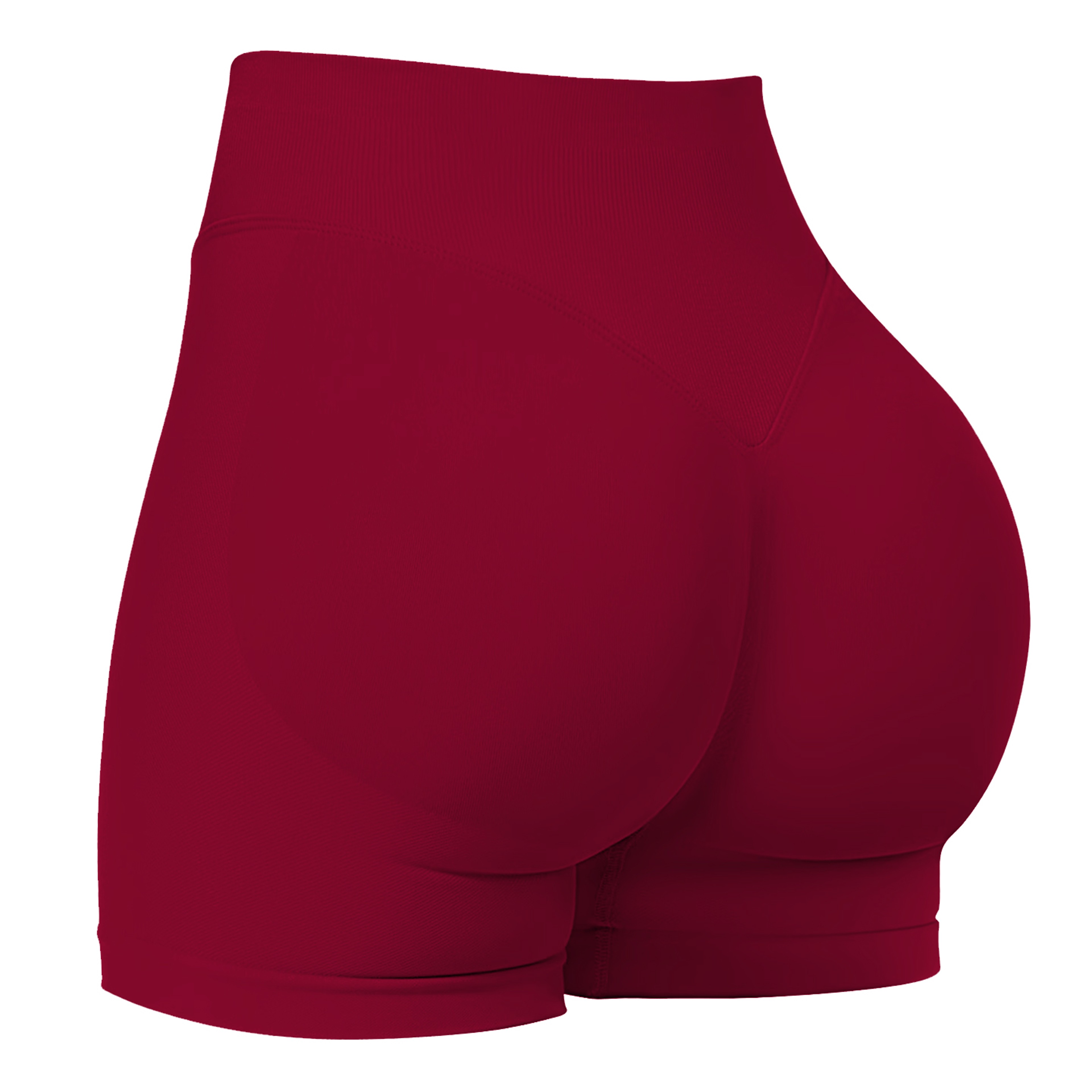 Womens High Waisted Yoga Shorts Stretchy Slim Fit Workout Shorts – view 12