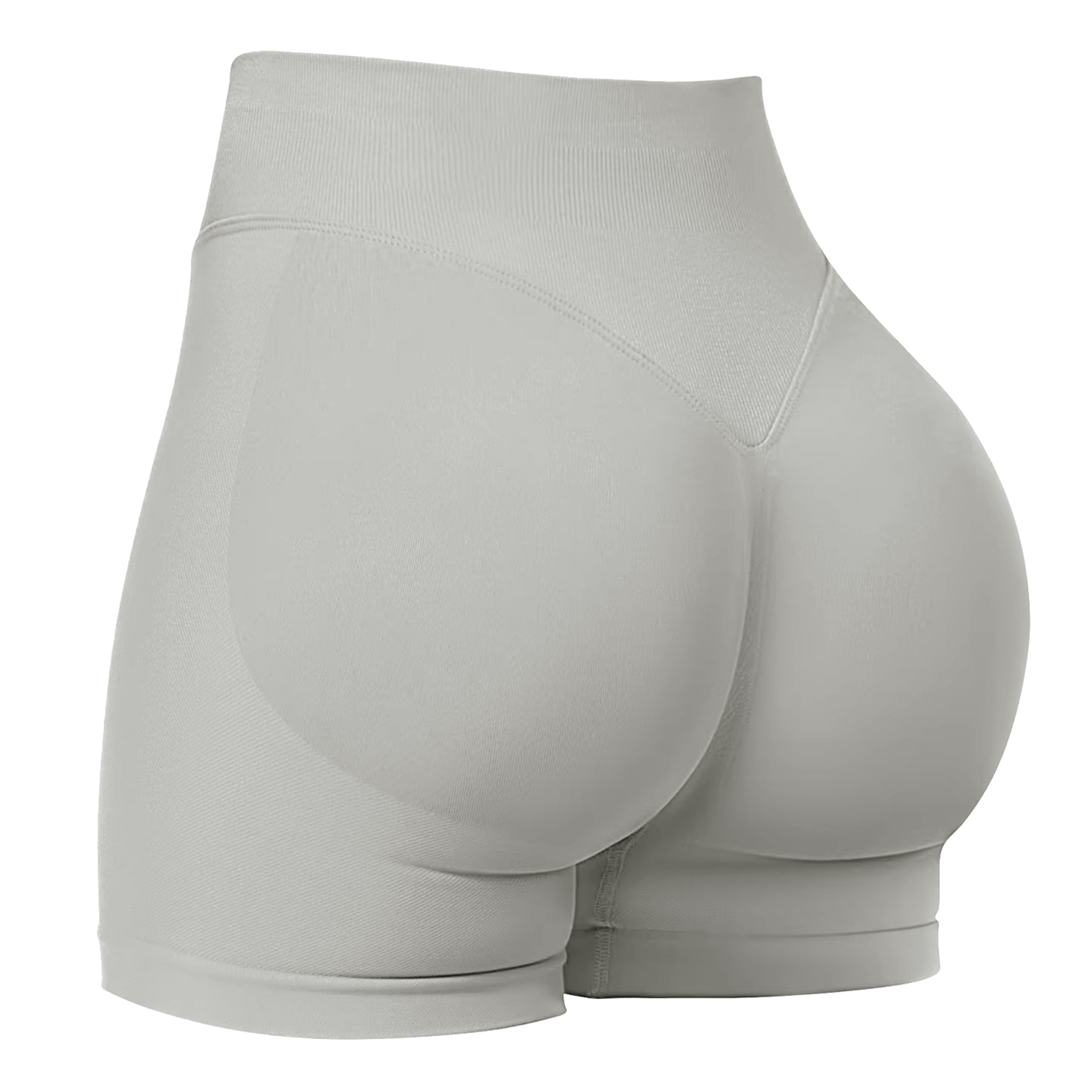 Womens High Waisted Yoga Short Stretchy Slim Fit Workout Shorts – view 7