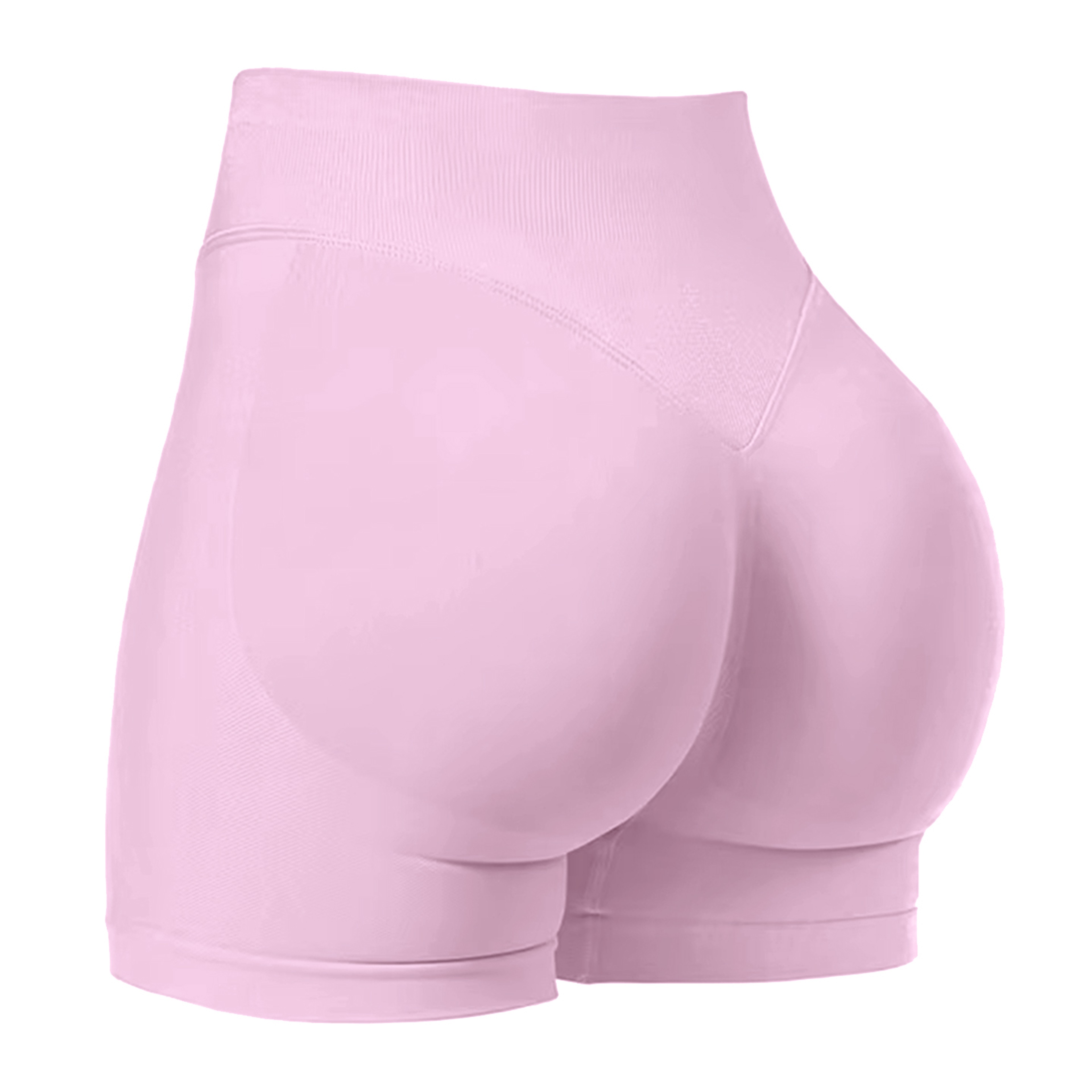 Womens High Waisted Yoga Short Stretchy Slim Fit Workout Shorts – view 16