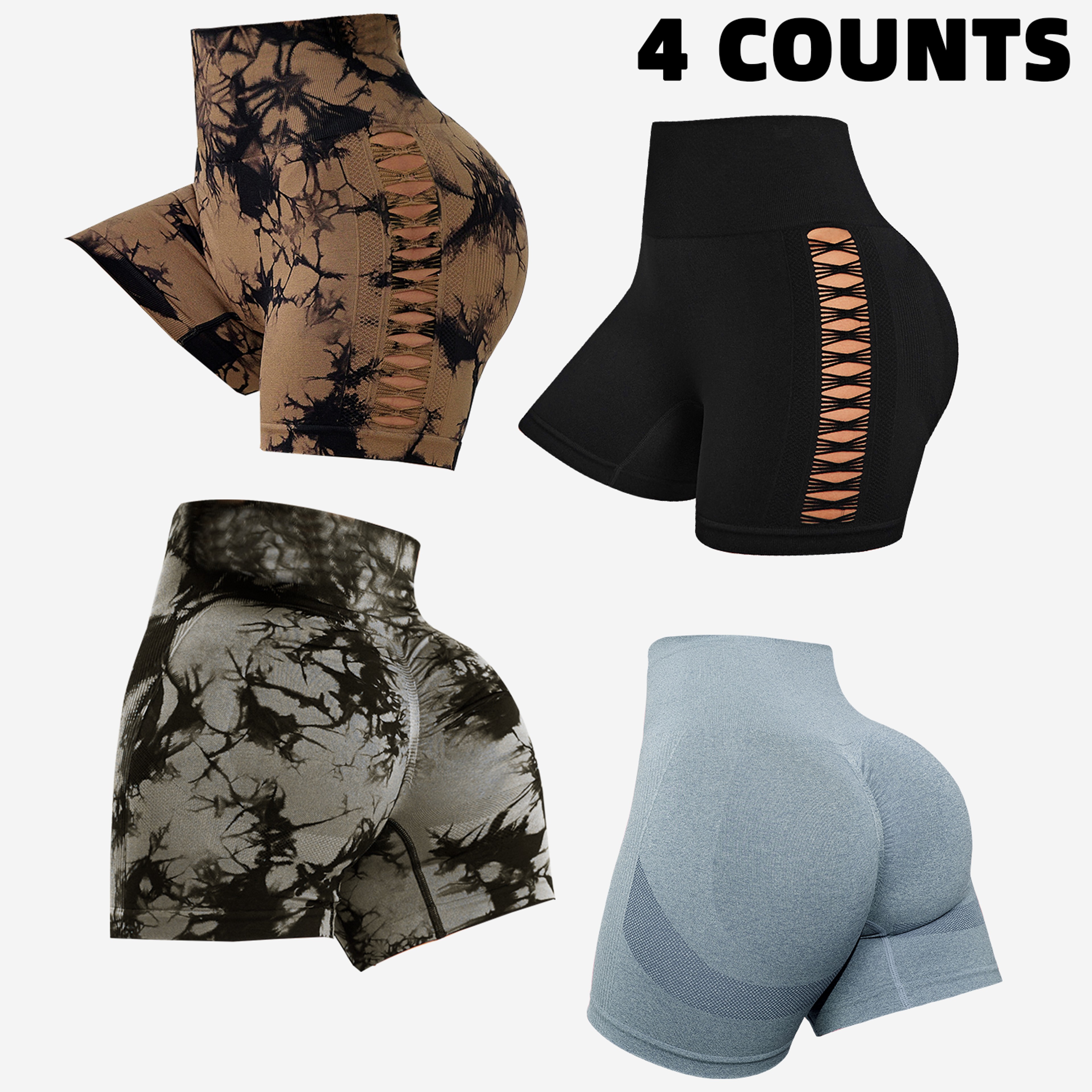 Womens High Waisted Tie Dye Seamless Leggings for Yoga and Workouts – view 1