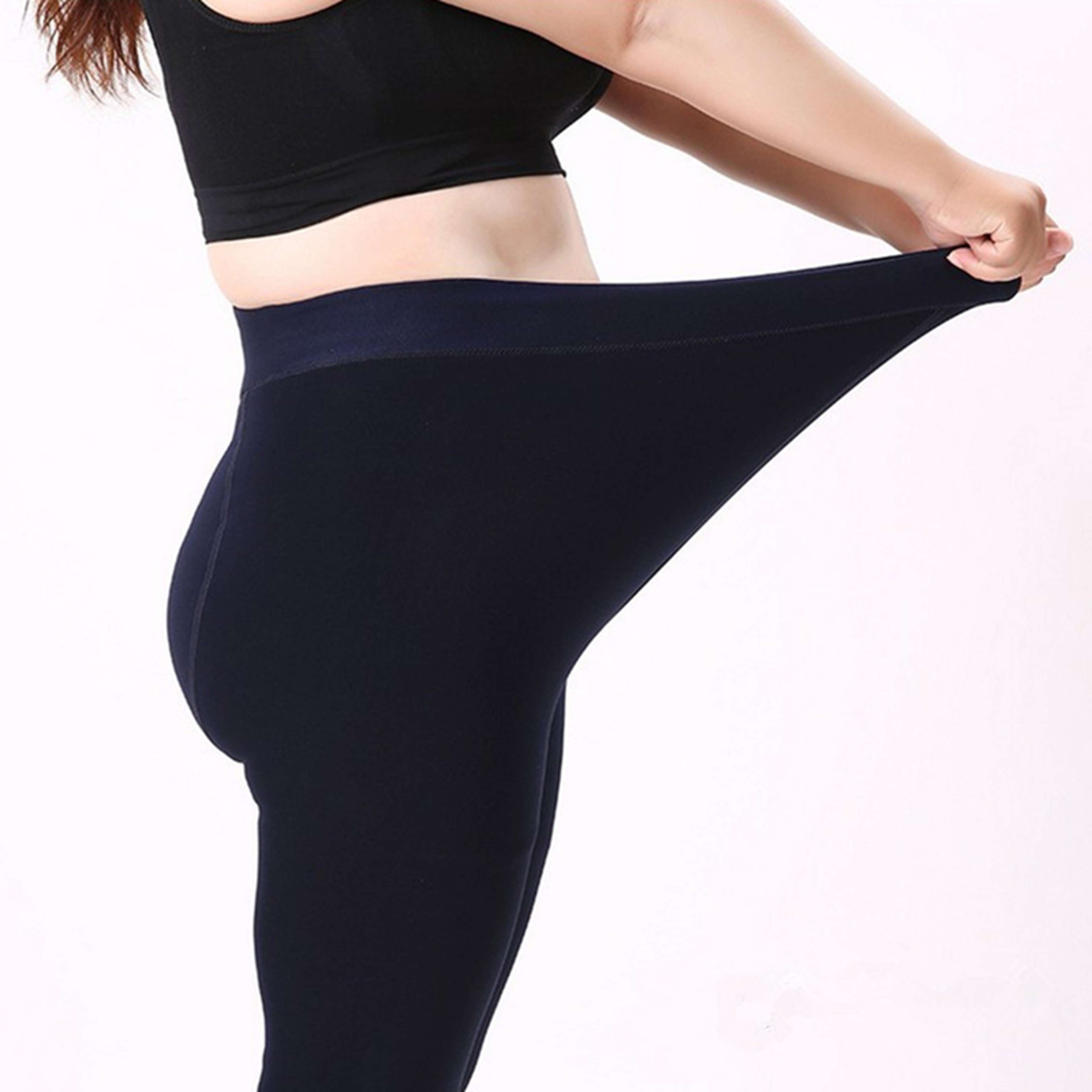 Womens High Waisted Fleece Lined Leggings For Cold Weather 5