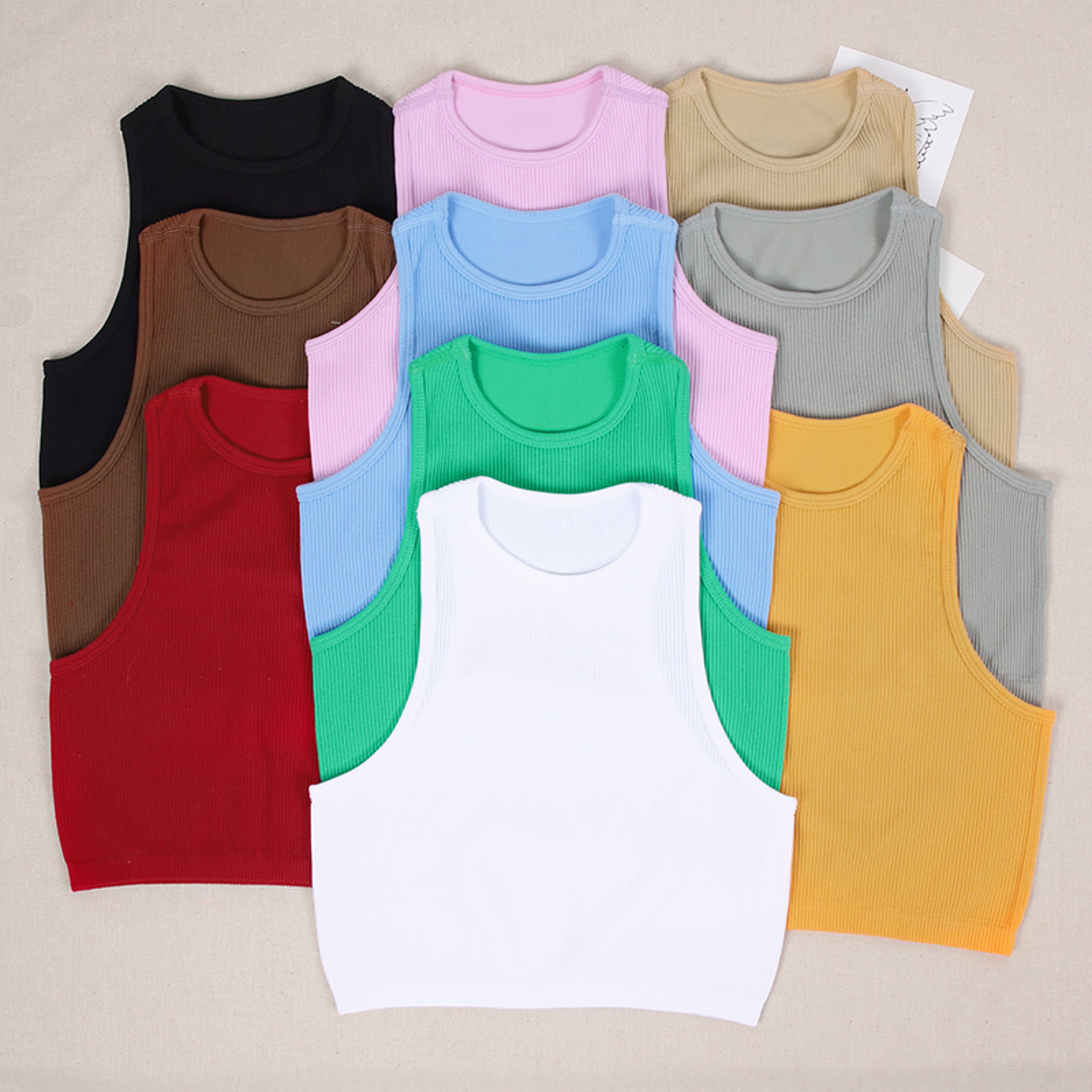 Womens Seamless Push Up Tank Top with High Stretch – view 1