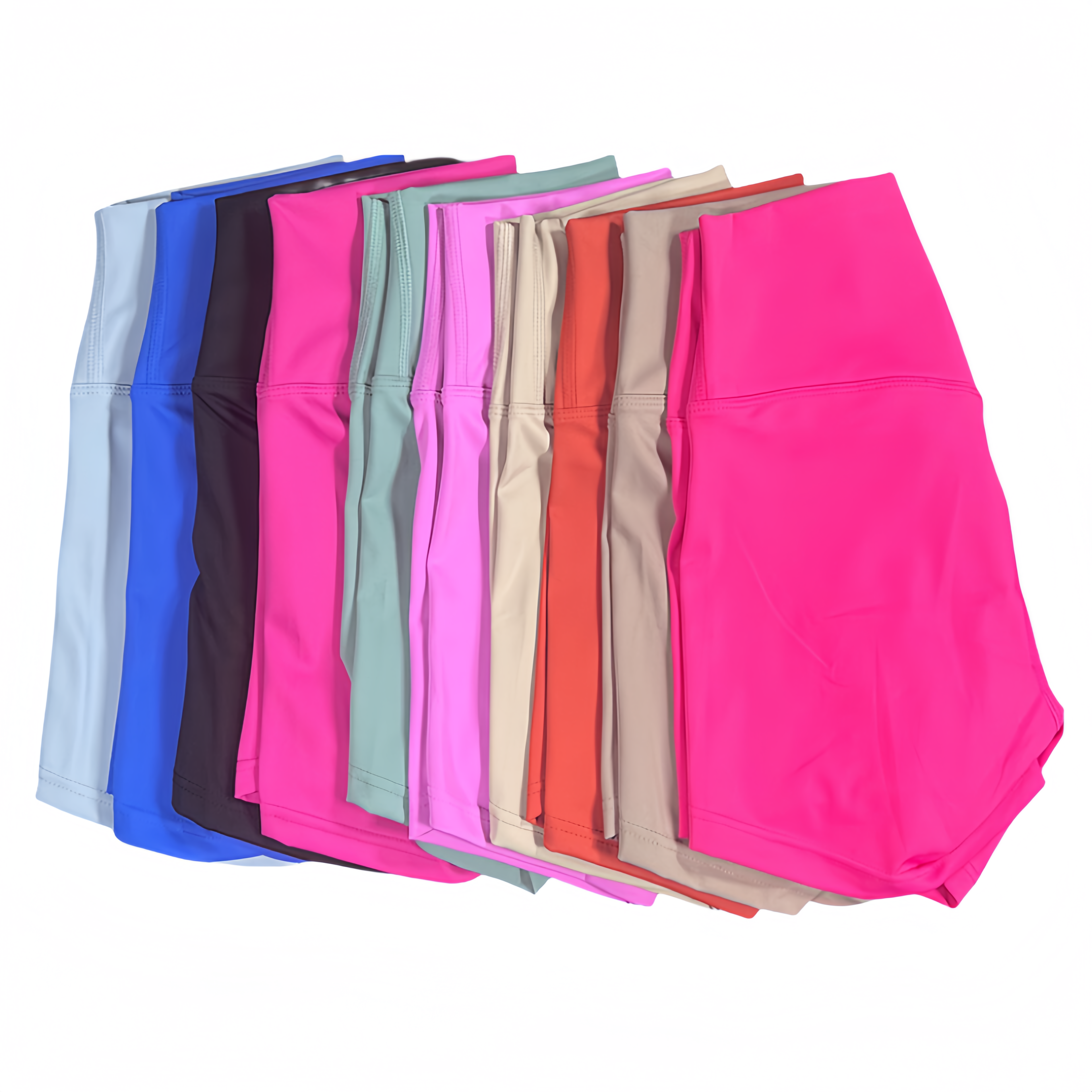 Womens High Waisted Workout Shorts Stretchy Slim Fit Yoga And Running Shorts 0