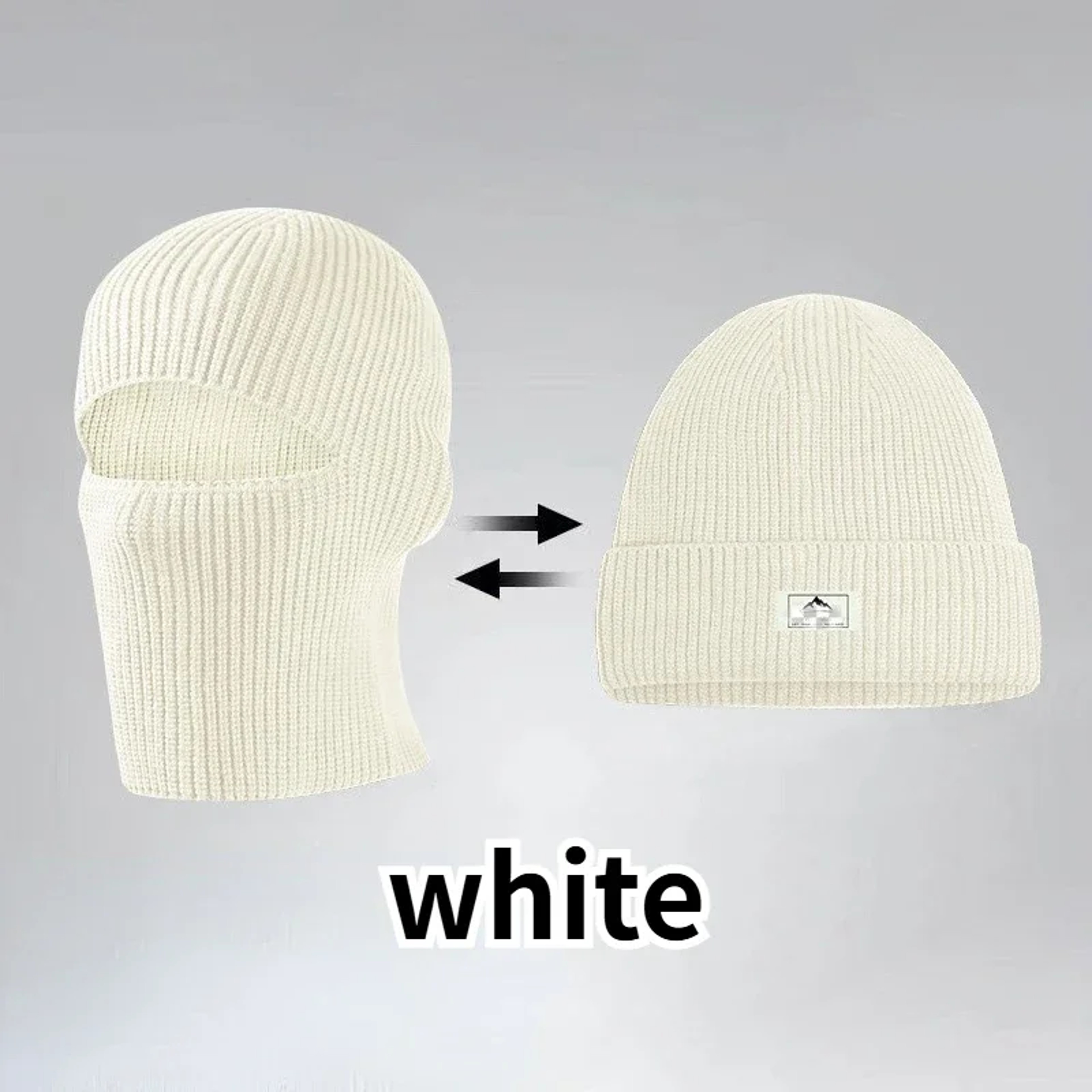 Winter Balaclava Beanie Hat with Windproof Full Face Coverage – view 8
