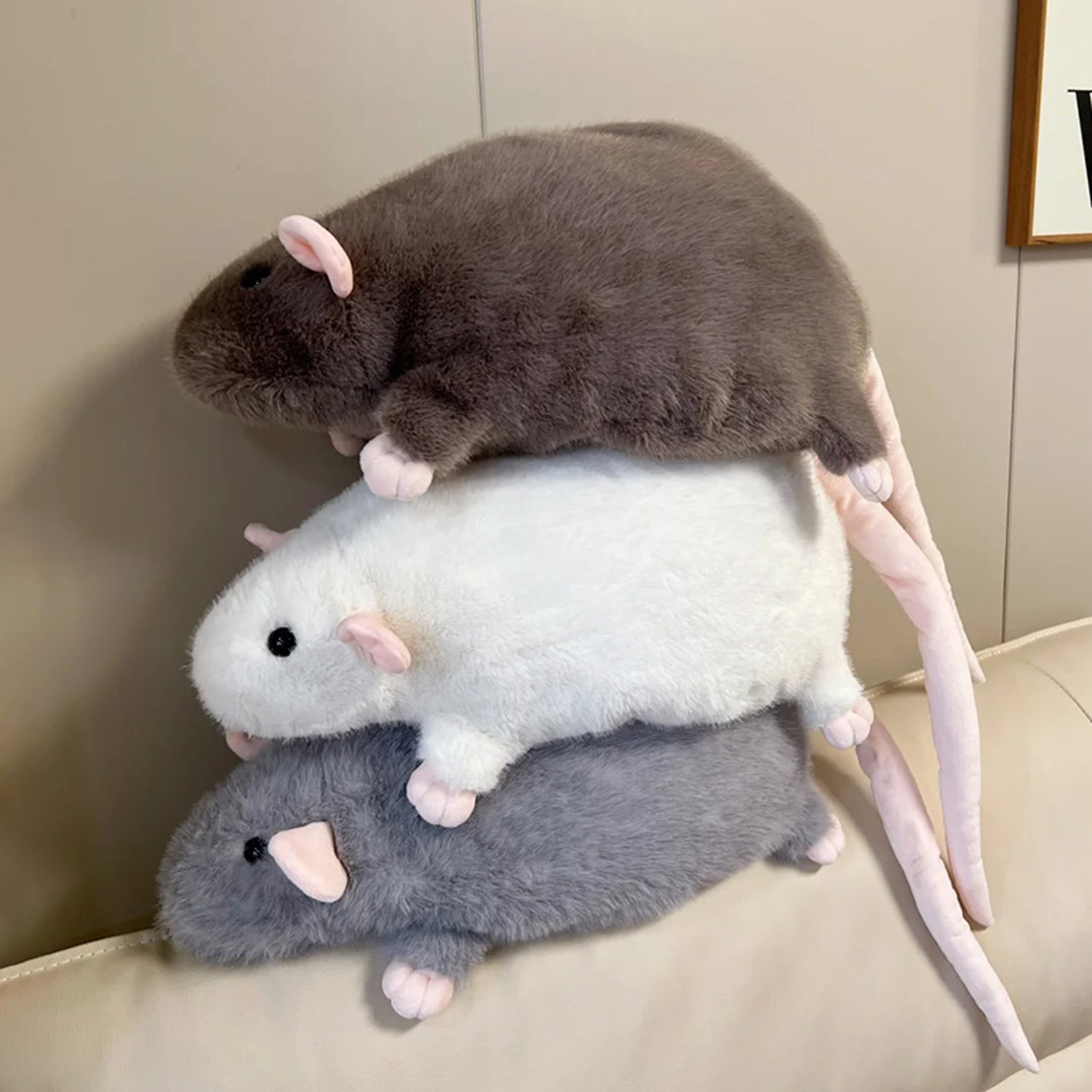 Oversized Mouse Plush Doll Soft Cartoon Animal Stuffed Toy Gift – view 6