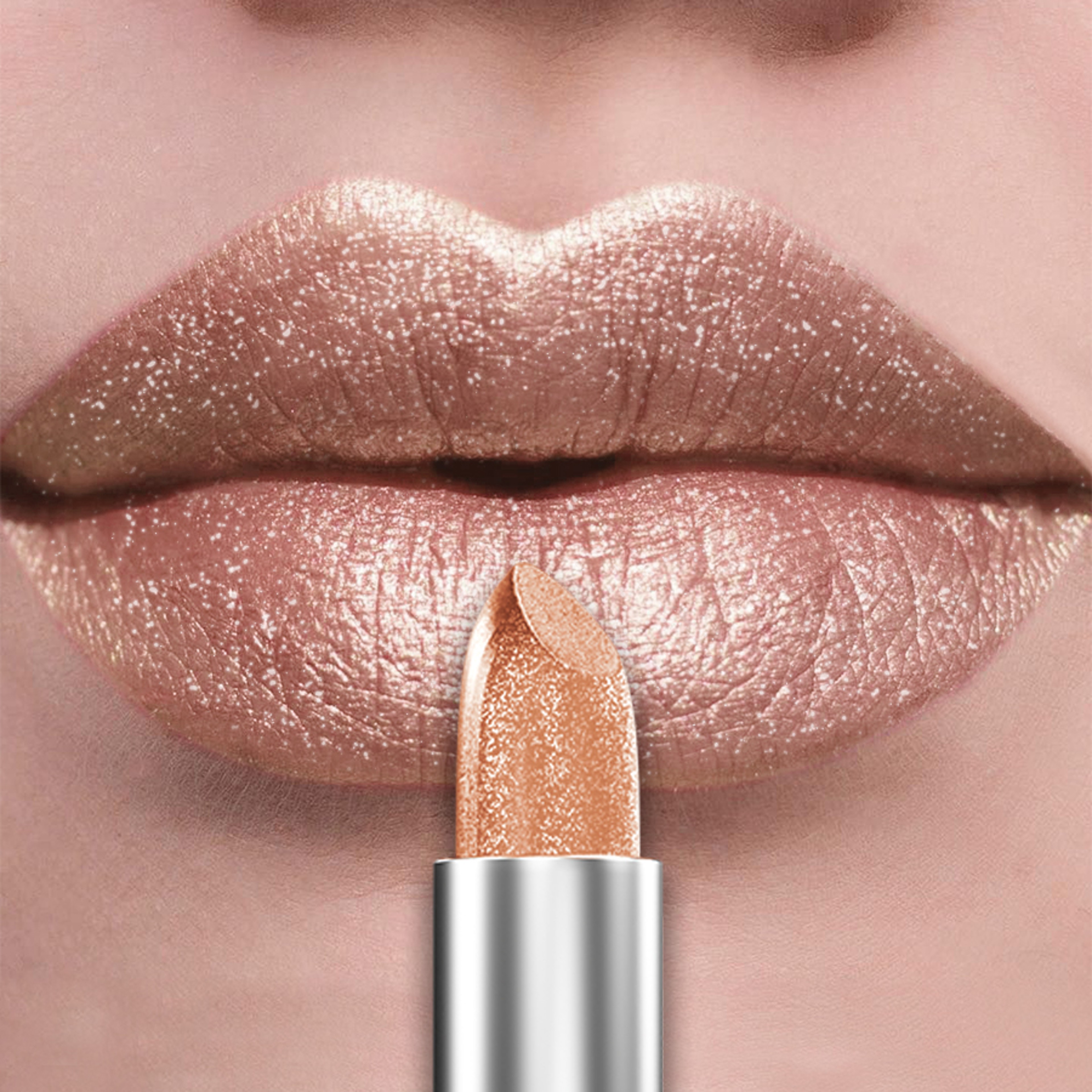 Bold  Intense Glitter Shiny Metallic Lipstick Pearlescent Lip Tint Long Lasting Matte Lip Makeups 11