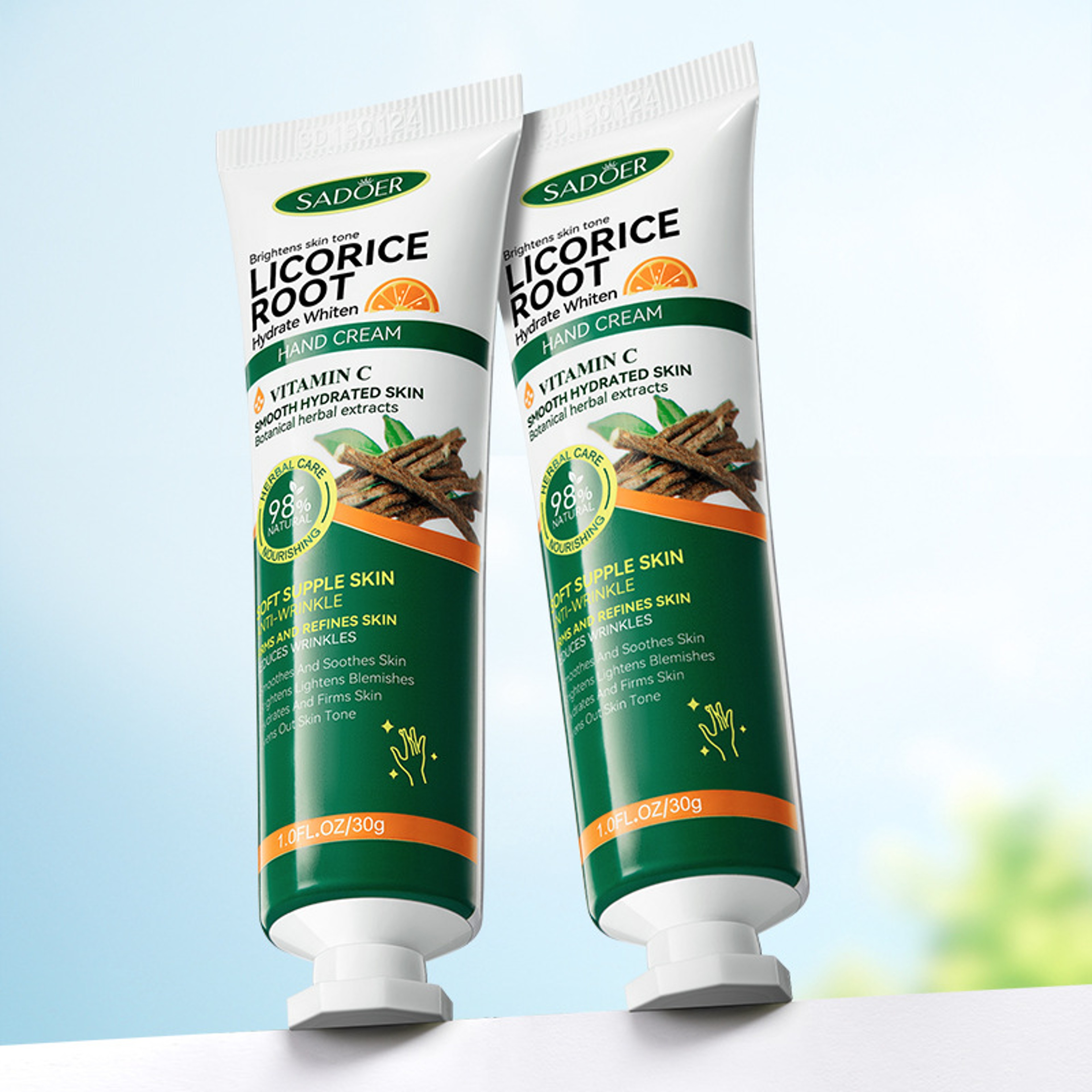 Vitamin C Licorice Hydrating Hands Hand Cream Moisturizing, Nourishing Brightening Skin Care Products, Revitalize Softne – view 1