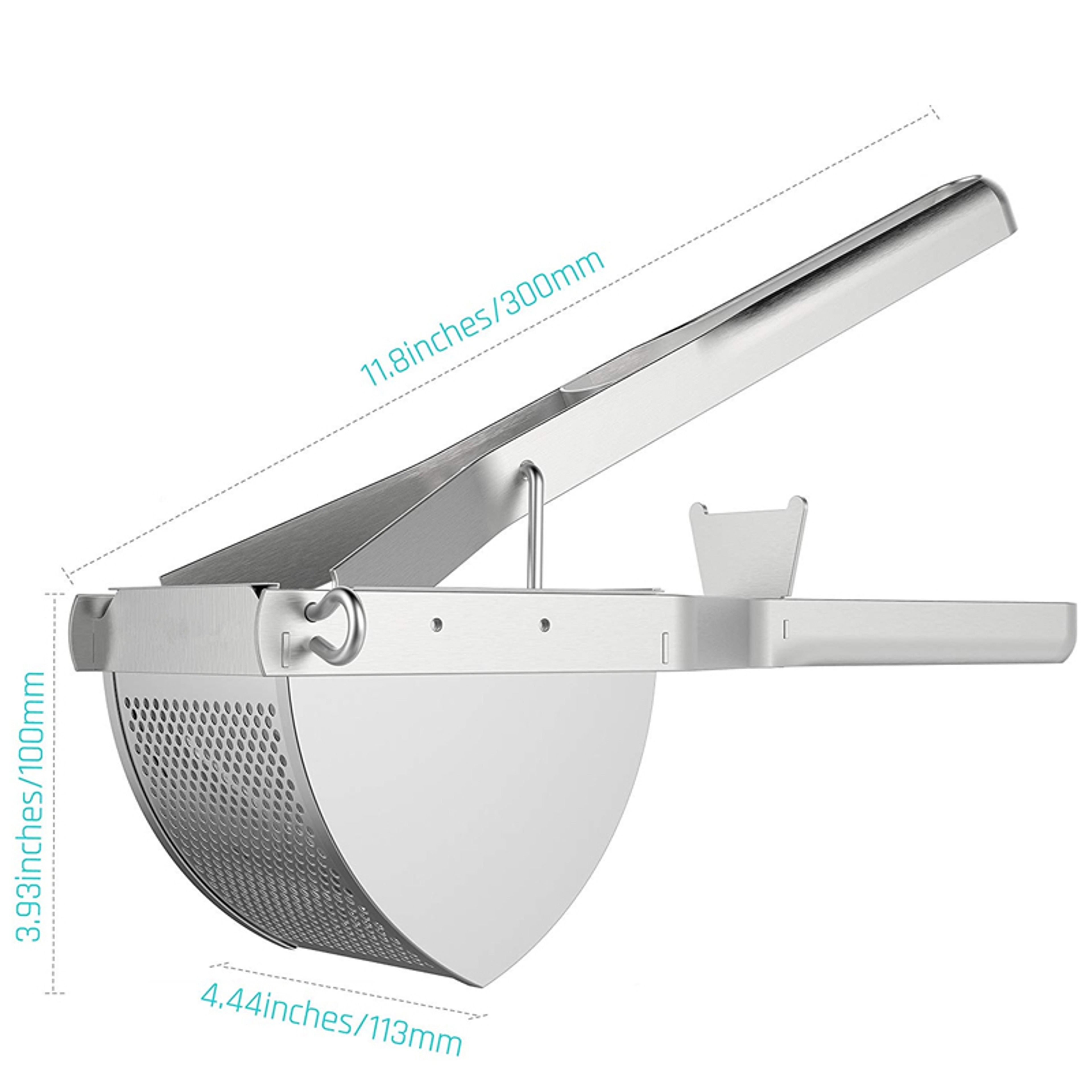 Potato Ricer Stainless Steel Masher Heavy Duty Potato Ricer Masher For Baby Food Fruit Vegetable Ju 3