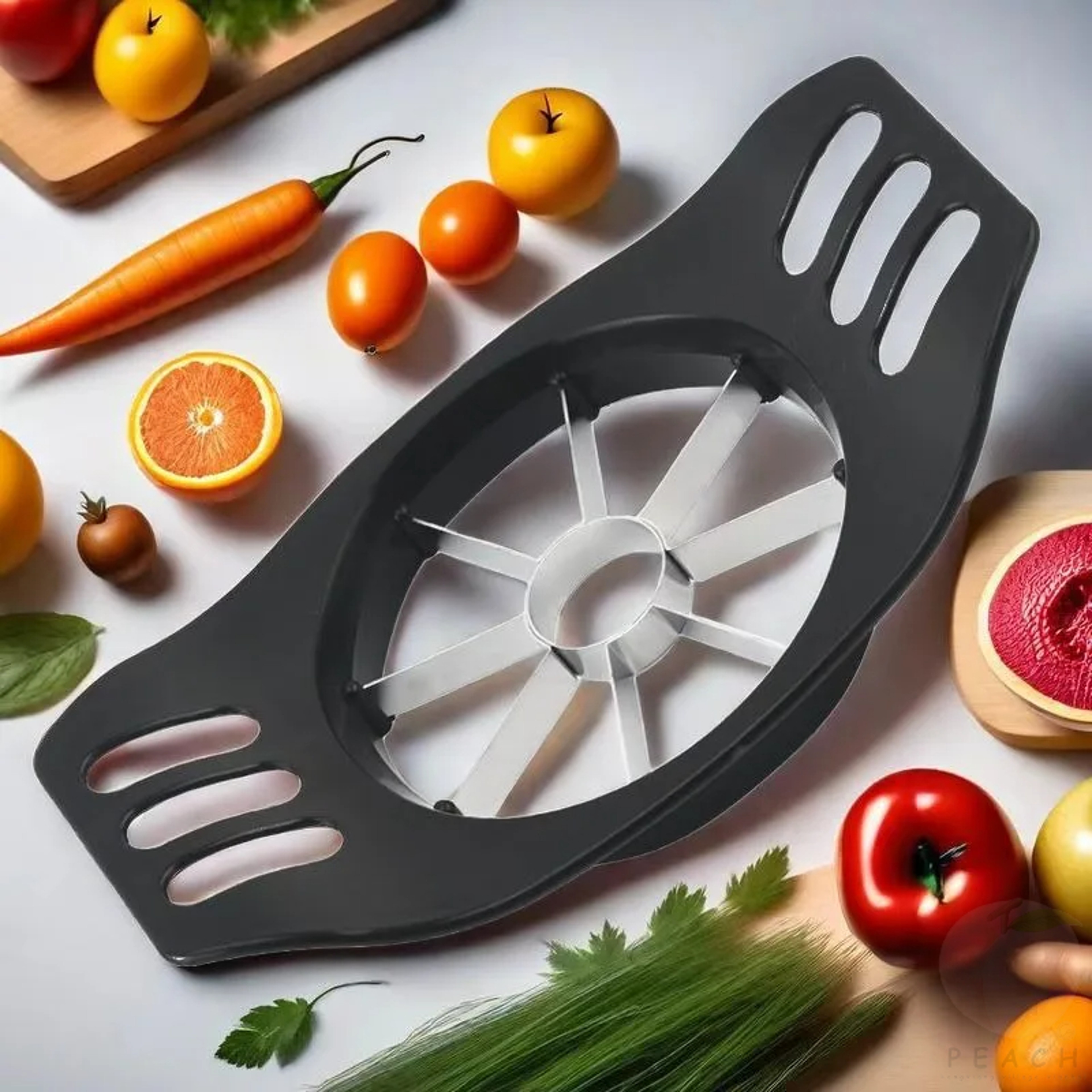 Stainless Steel Apple-Cutter, Slice Apples in Seconds, Stainless Steel Apple Cutter – view 6